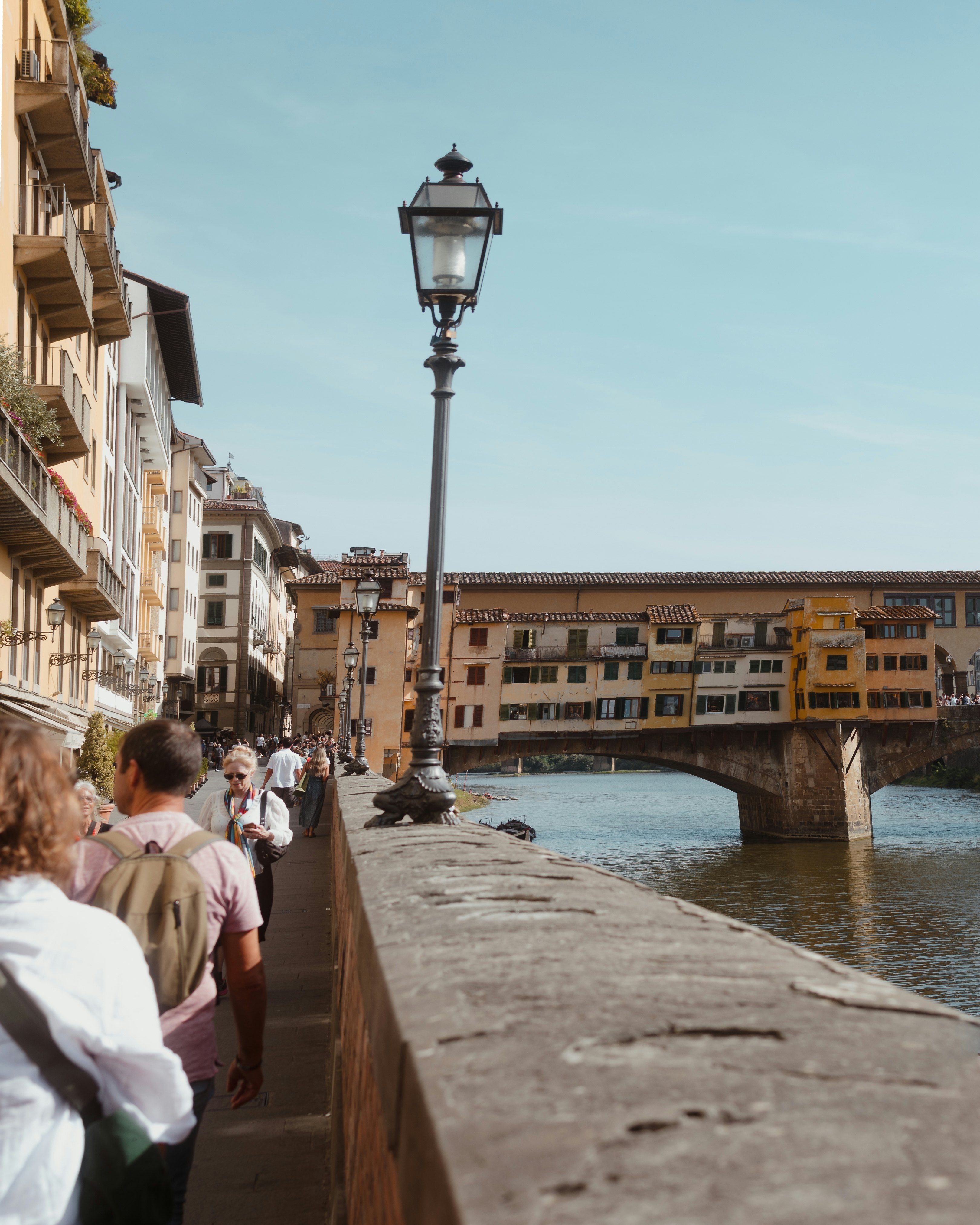 A view of Ponte Vecchio over the Arno River