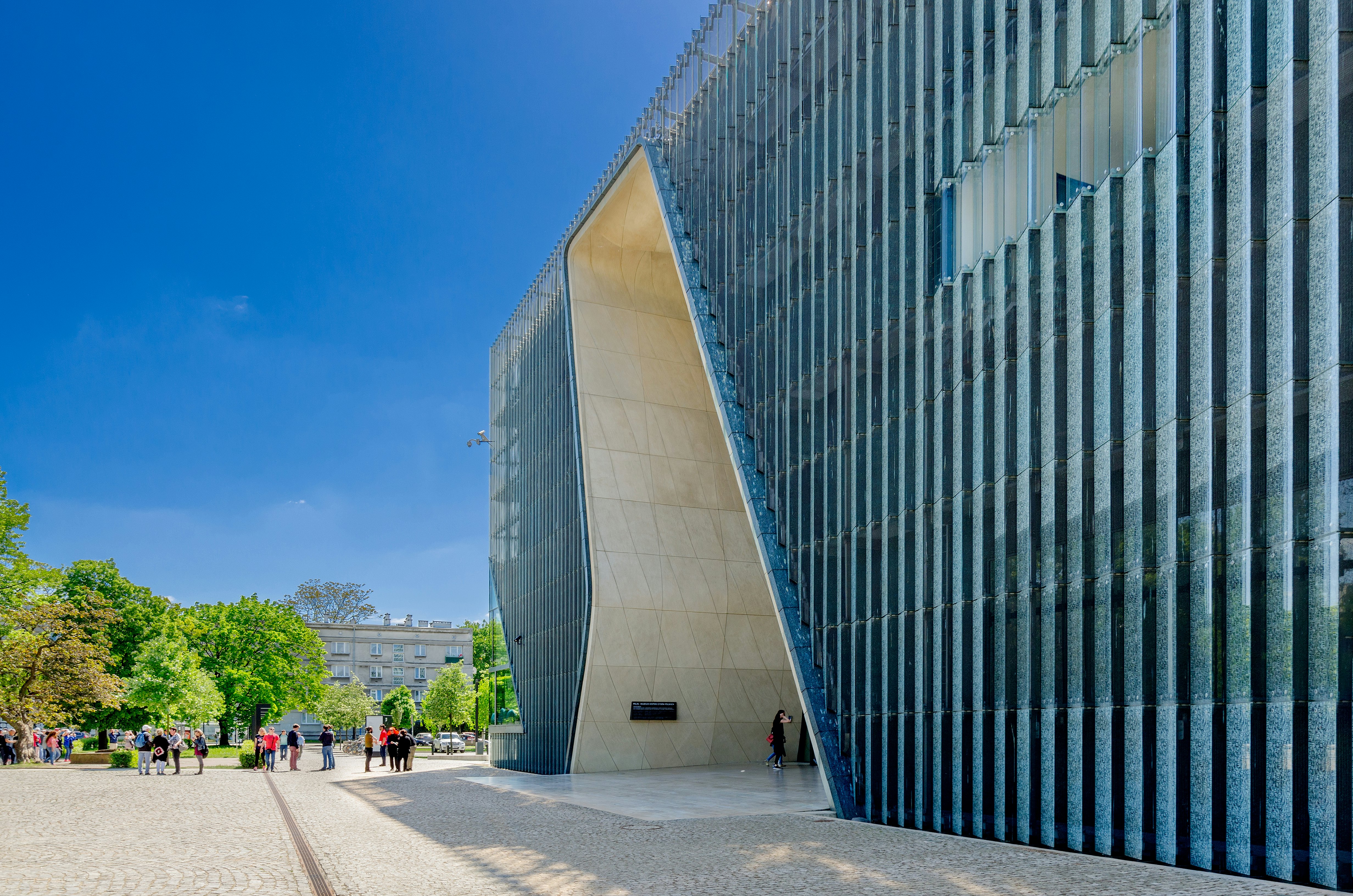 Exterior of POLIN Museum of the History of Polish Jews