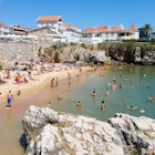People taking a bath in the waters of the beach da rainha in Cascais, Portugal 20 /08/2016
948455166
CLEARED FOR DIGITAL USE ONLY -