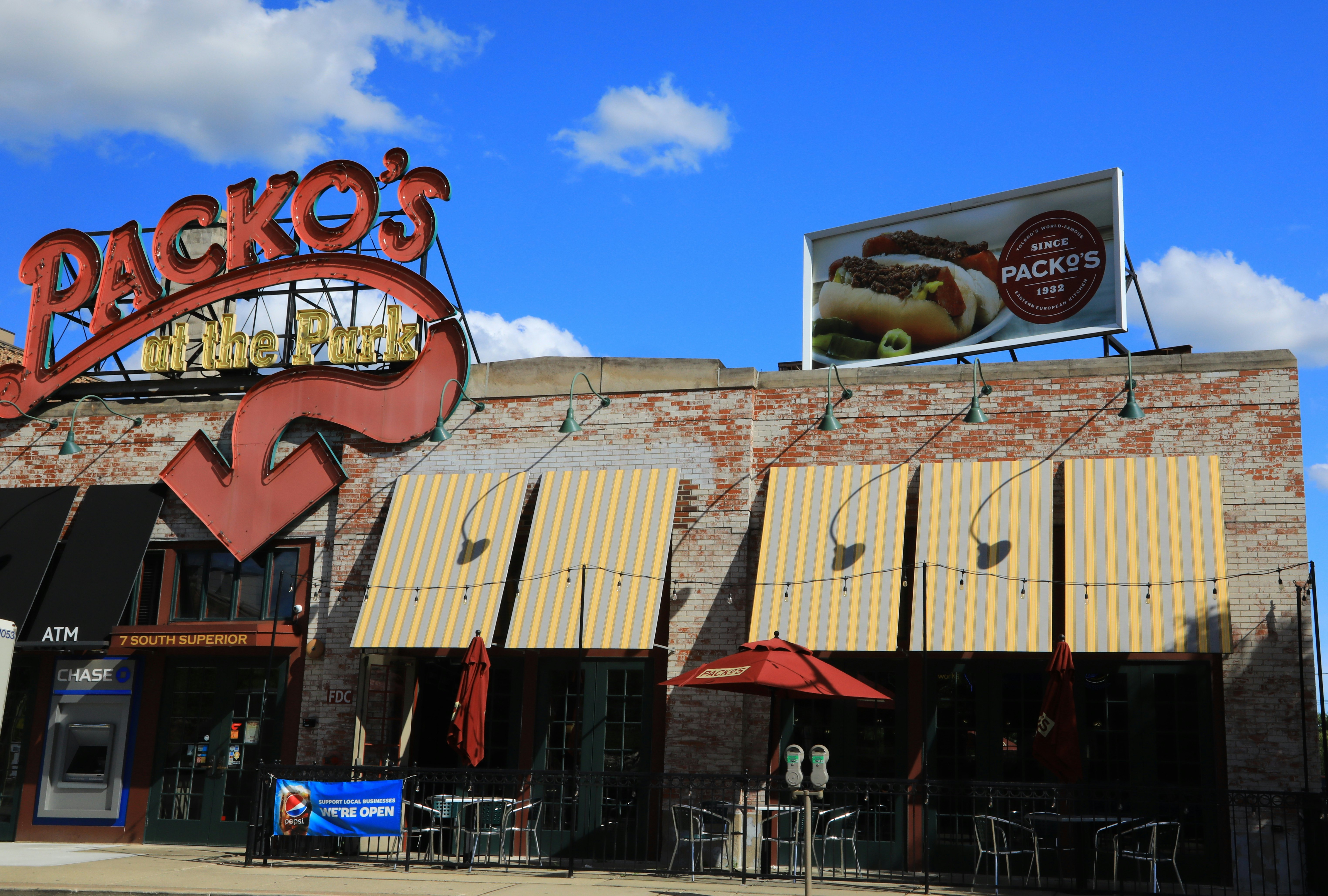 Exterior of the famous Tony Packo’s Cafe in Toledo.