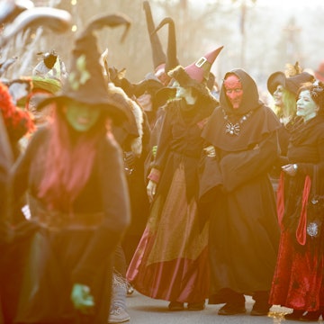 Parade of witches at Walpurgis Nacht Witch Festival.
Lonely Planet Traveller Magazine, Issue 99, March 2017, German Witch Festival, Walpurgis