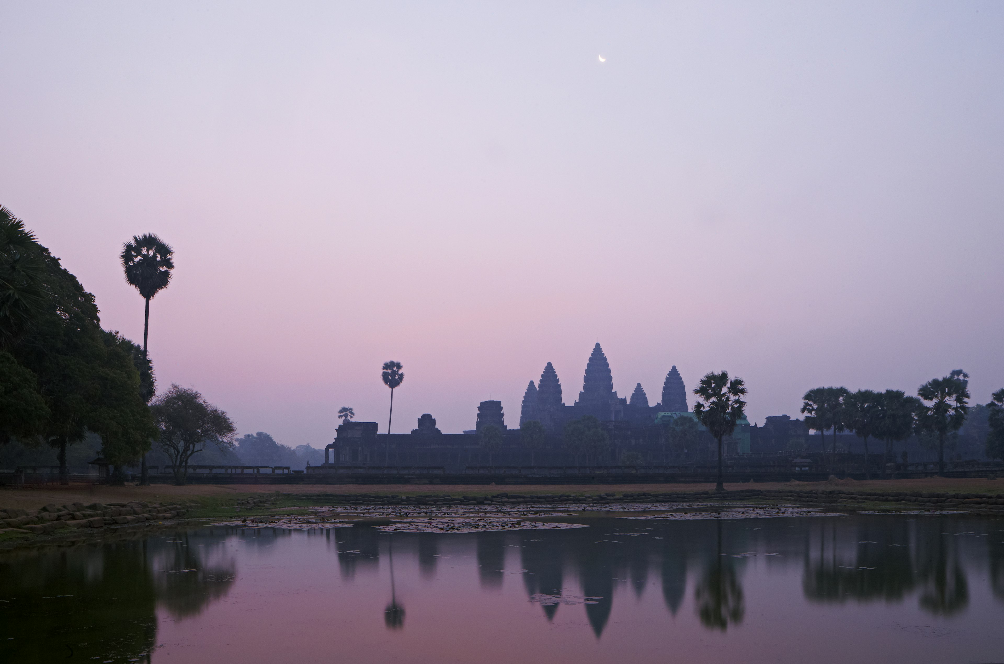 Angkor Wat at sunrise.