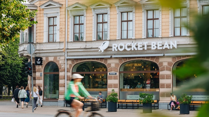 Rocket Bean's Raiņa Bulvāris shop.