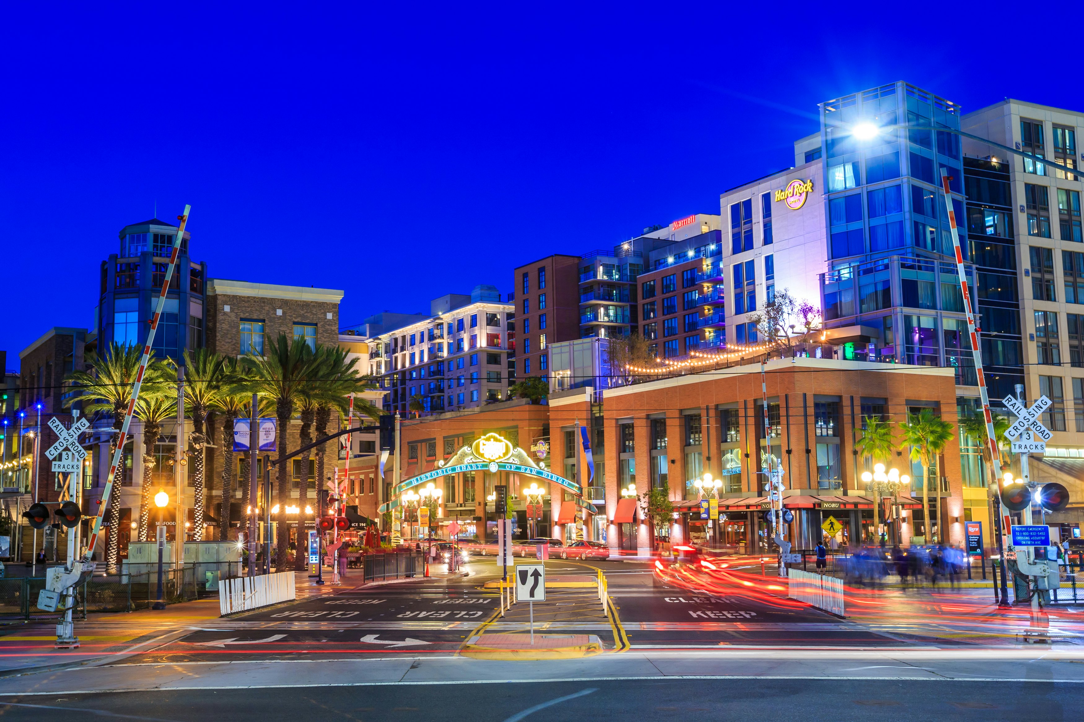 The Gaslamp Quarter in San Diego, California