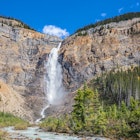 Yoho National Park. Autumn full-flowing waterfall Takakkaw. Rocky Mountains of Canada  License Type: media  Download Time: 2023-10-18T02:44:34.000Z  User: dermothegarty77  Is Editorial: No  purchase_order: