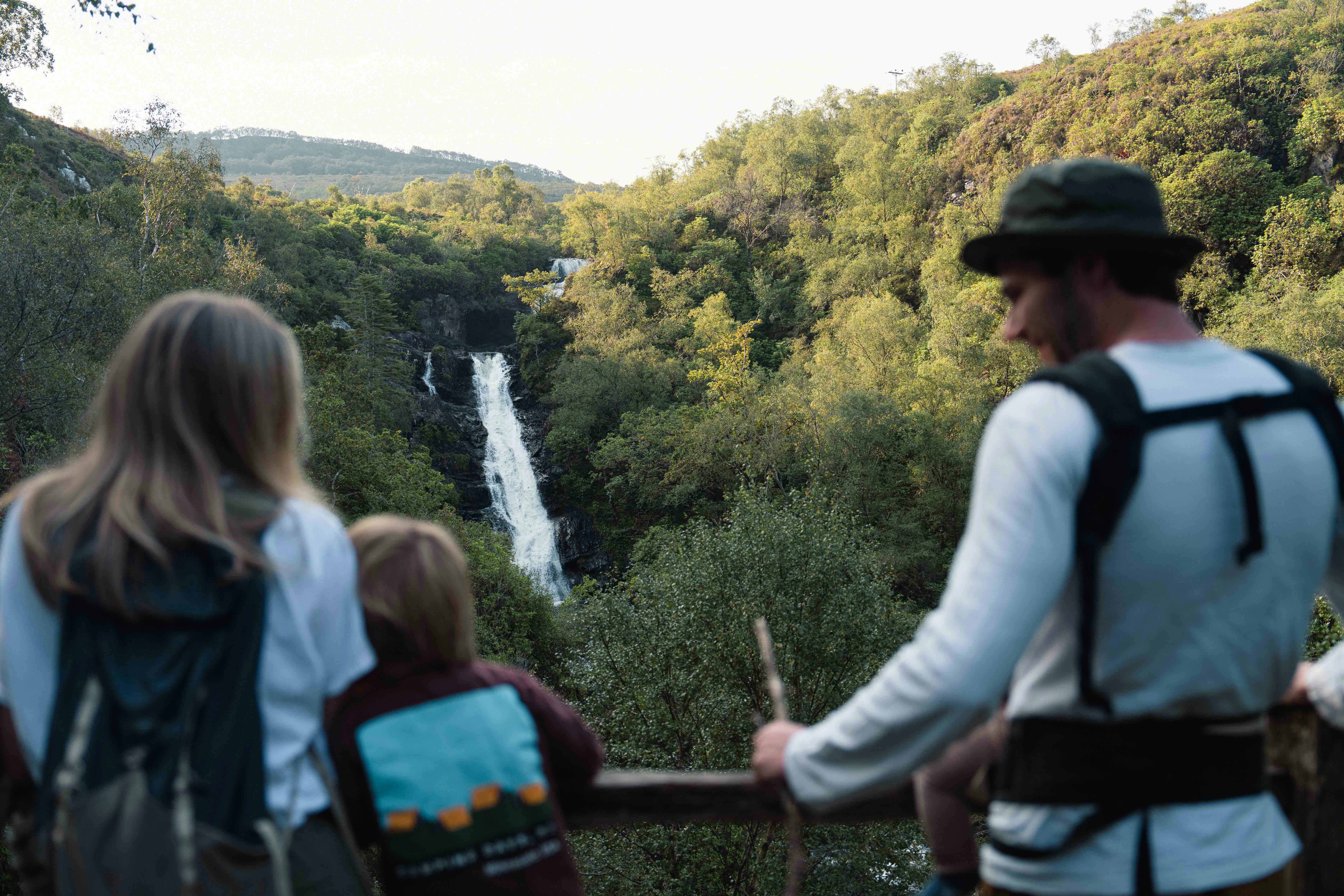 The view of Inchree Falls. Jack Pearce for Lonely Planet