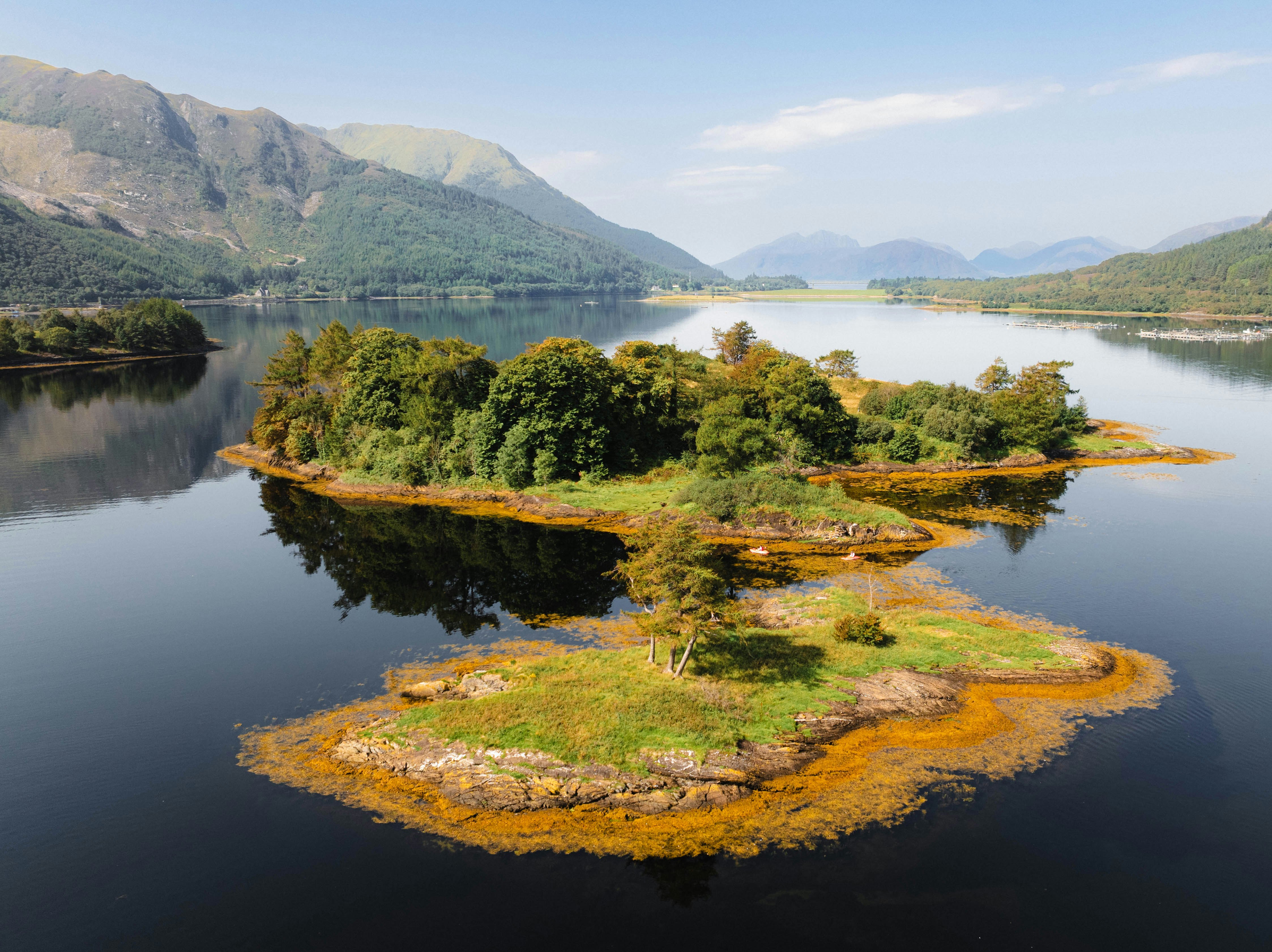 Kayaking on Loche Linnhe