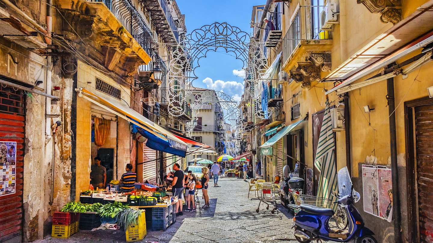 PALERMO, SICILY, ITALY - SEPTEMBER 28, 2018: Palermo street market. In Palermo is a very popular open air street market.
1307483827
commercial, city, tourism, palermo, retail, beautiful, palermo street market, view, local market, palermo market, different, europe, italy, sightseeing, set, heritage, italian, stall, touristic, market, mediterranean, outdoor, sale, traditional, attraction, sicilia, background, culture, sicily, style, travel, crop