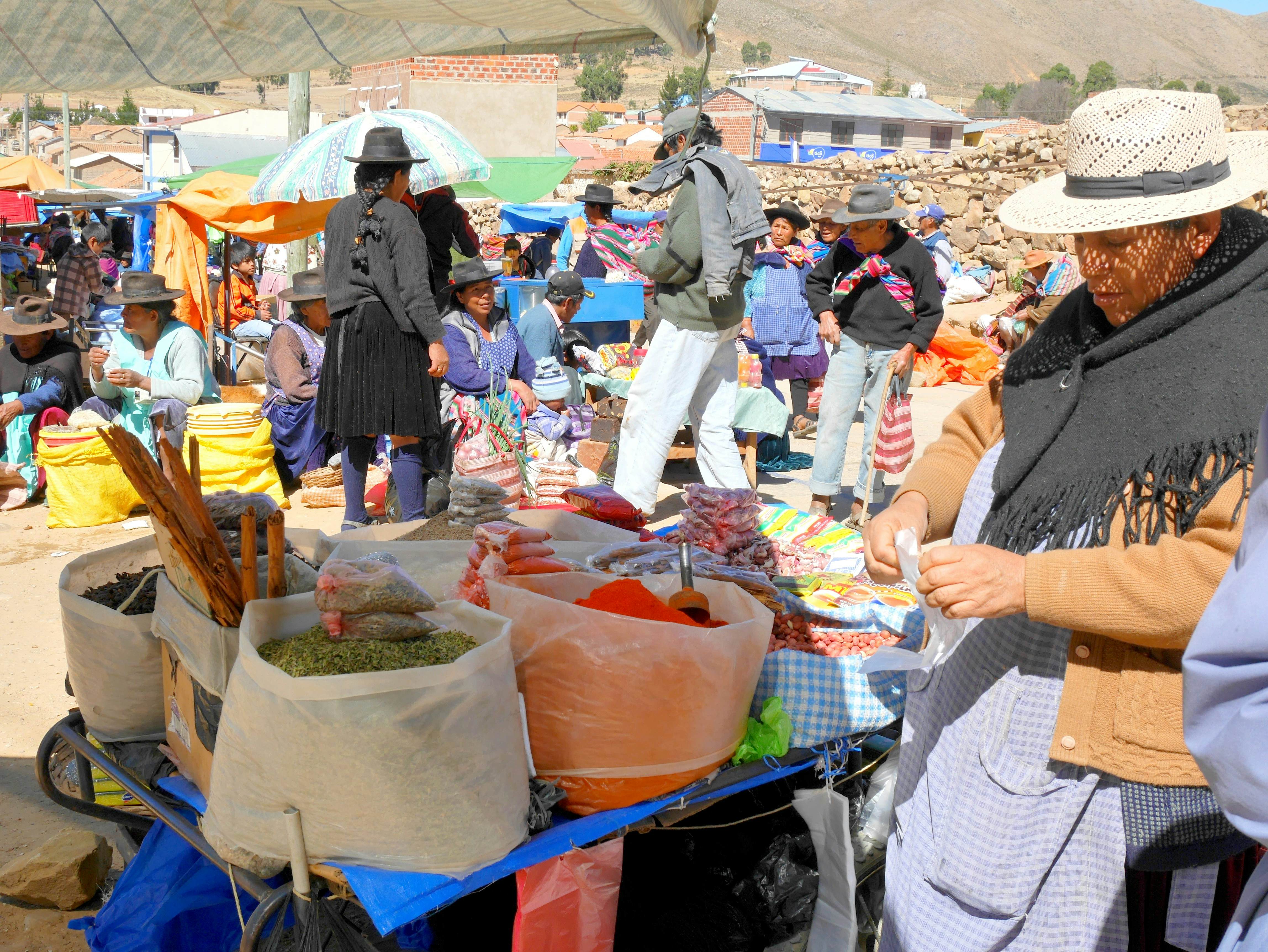 TARABUCO, BOLIVIA – AUGUST 06, 2017: The traditional local Sunday market of Tarabuco, portrait of a native quechua, License Type: media, Download Time: 2025-05-22T13:29:30.000Z, User: lonelyplanetmedia, Editorial: true, purchase_order: 65050 - Digital Destinations and Articles, job: Global Publishing WIP, client: Global Publishing WIP, other: Pia Peterson Haggarty // SS Comp Ingestion