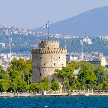 White Tower in Thessaloniki, Greece, License Type: media, Download Time: 2024-11-26T02:38:20.000Z, User: mvm_lonelyplanet, Editorial: false, purchase_order: 56530 - Guidebooks, job: Global Publishing-WIP, client: Greece 17, other: Virginia Moreno
