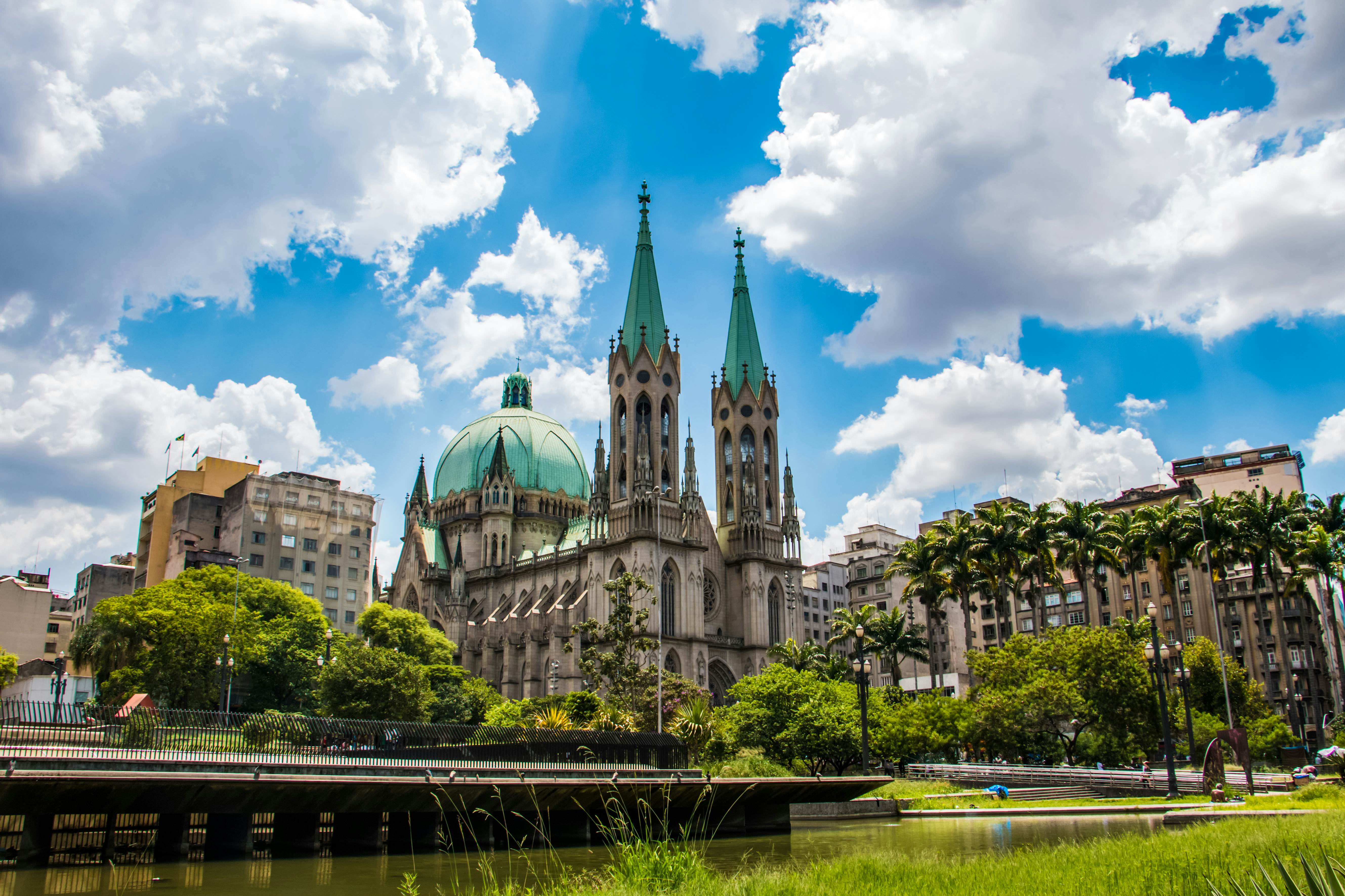 Beautiful view of Se Cathedral (catedral da se), famous cathedral in downtown Sao Paulo, Brazil. , License Type: media, Download Time: 2025-05-28T09:54:15.000Z, User: lonelyplanetmedia, Editorial: false, purchase_order: 65050 - Digital Destinations and Articles, job: Global Publishing WIP, client: Global Publishing WIP, other: Peterson Haggarty // SS Comp Ingestion