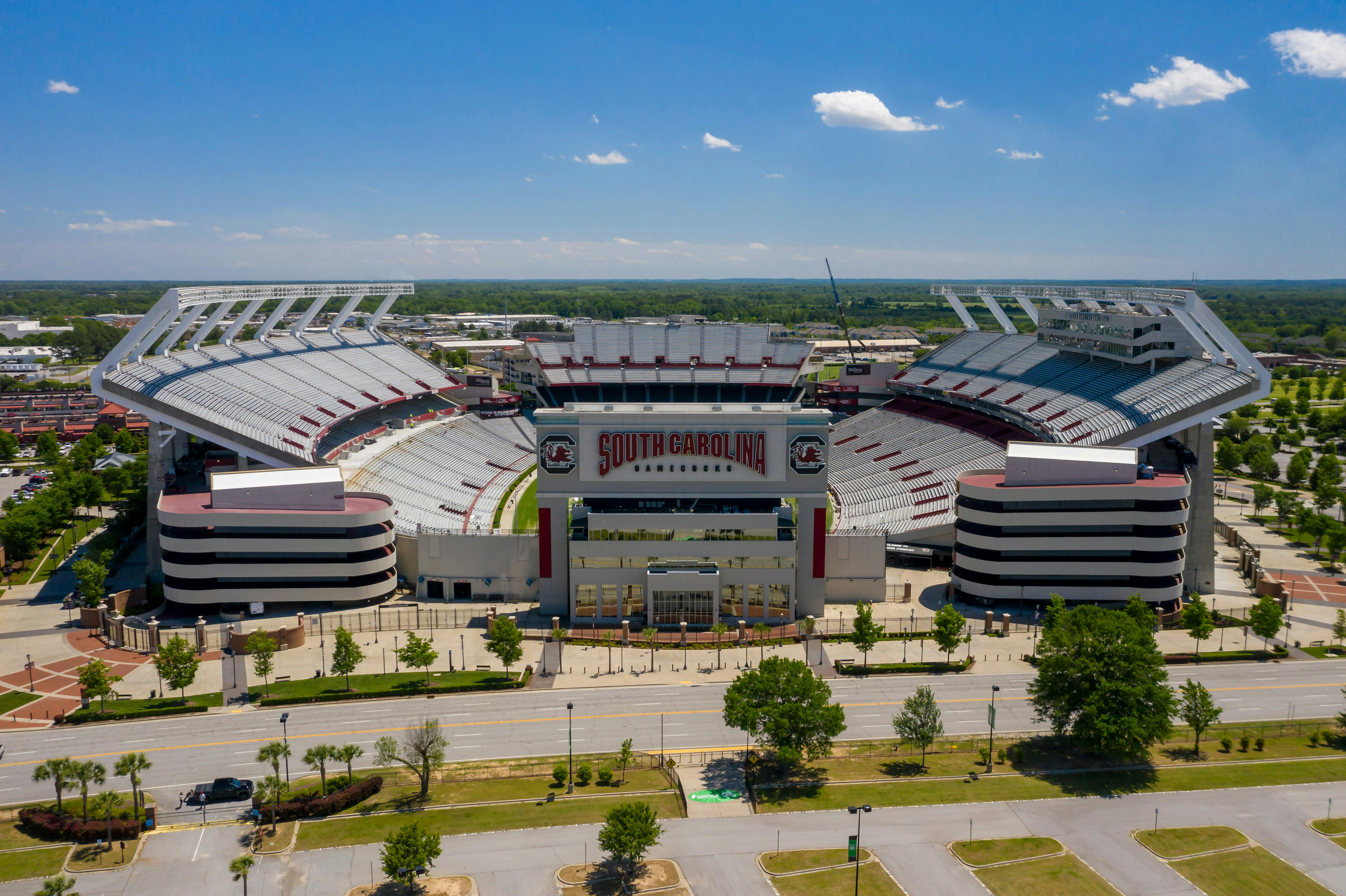 Williams-Brice Stadium is the home football stadium for the South Carolina Gamecocks, representing the University of South Carolina