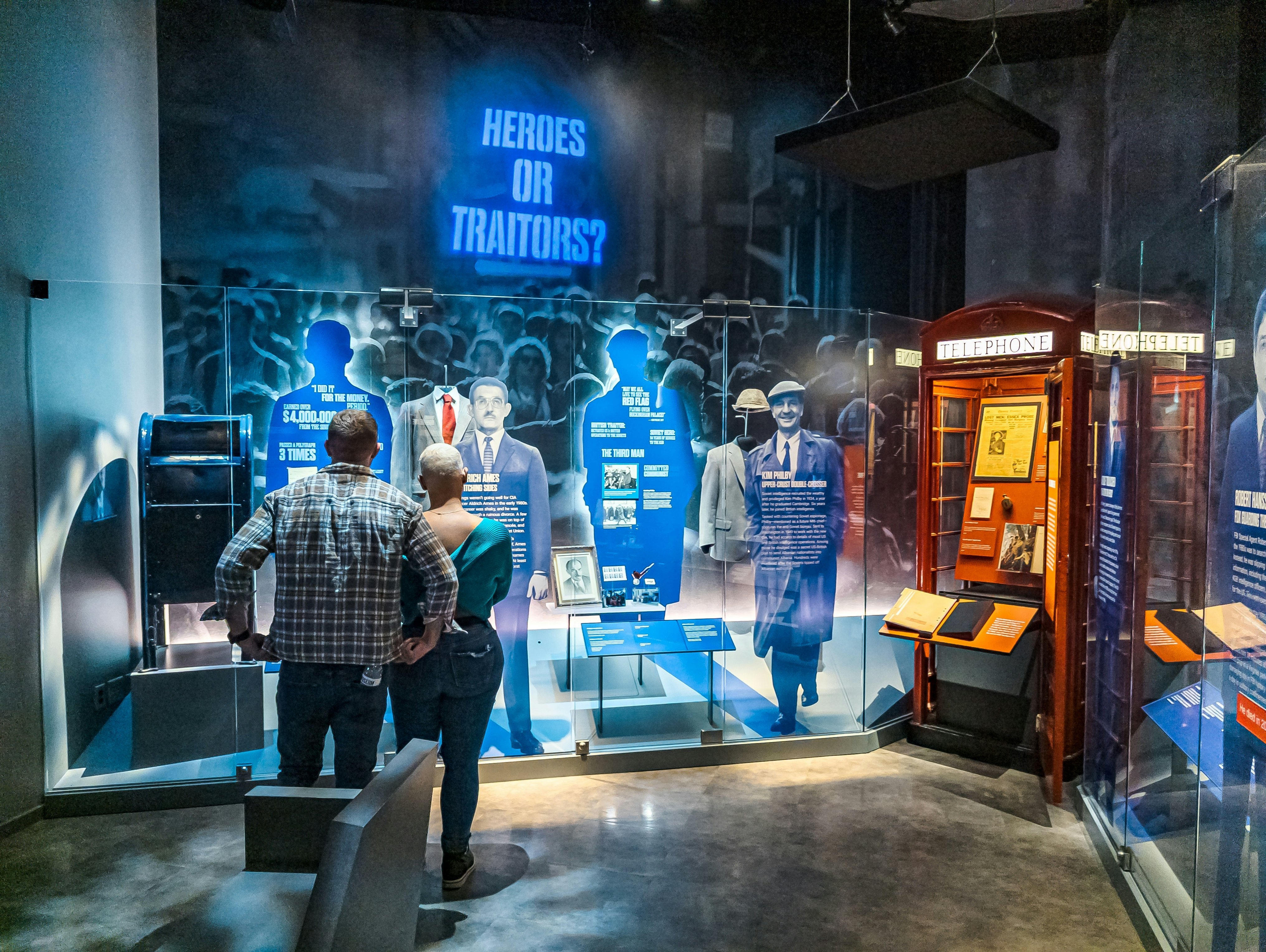 Exhibits of the International Spy Museum Washington