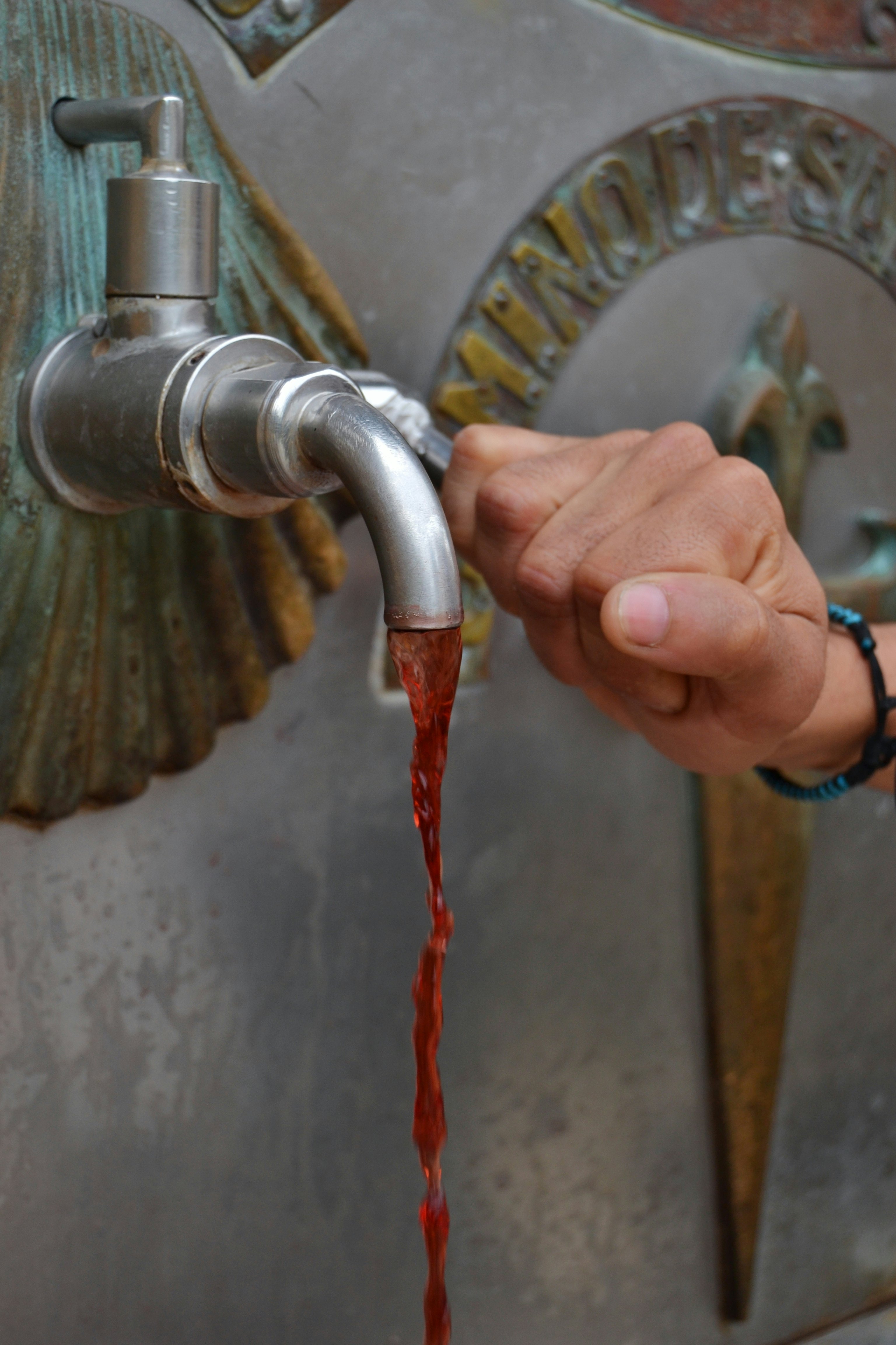 Wine fountain on the Camino de Santiago