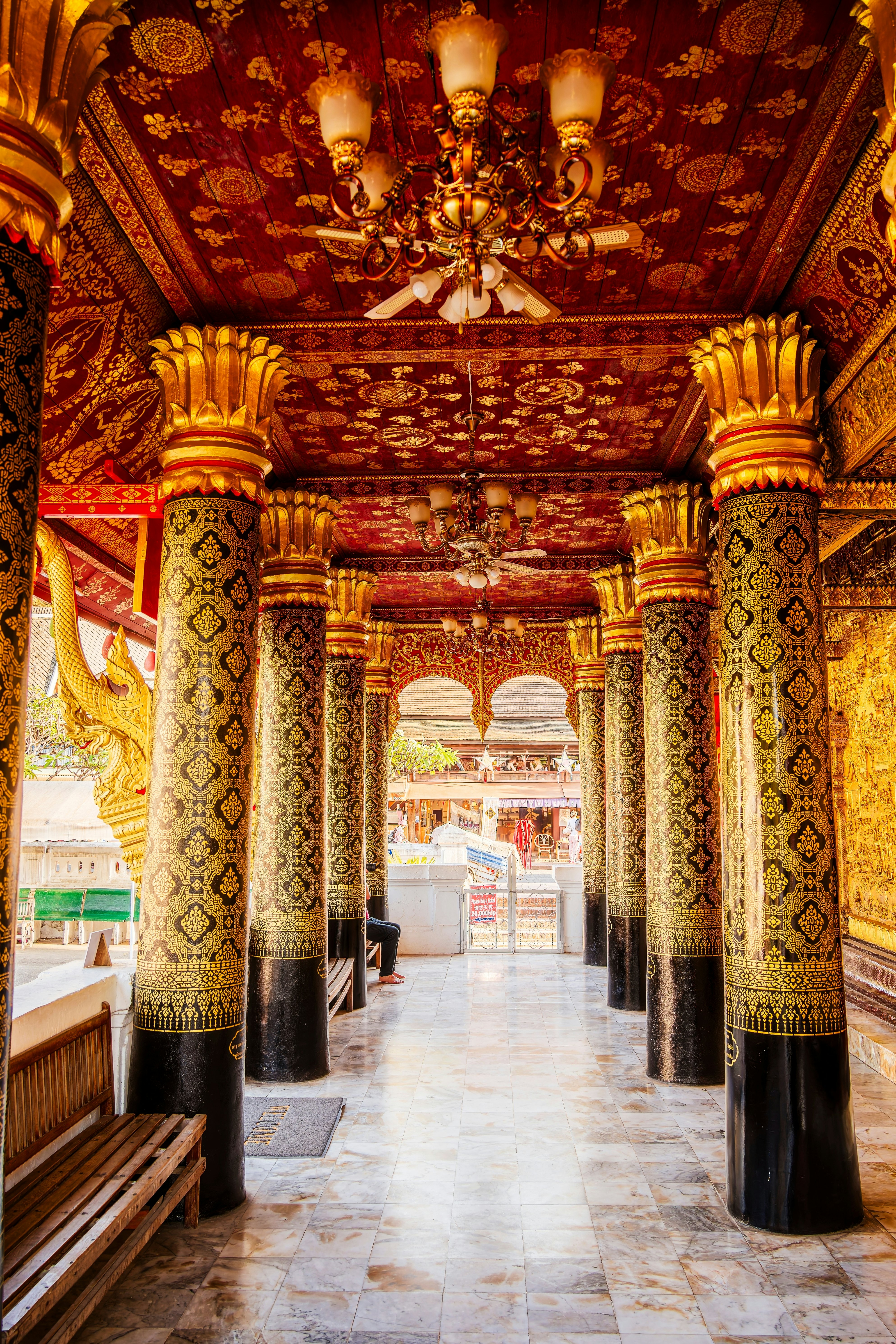 Luang Prabang, Laos - Wat May Souvannapoumaram temple