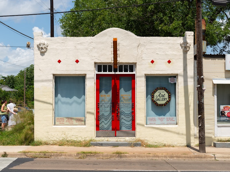 Exterior of building and storefront on 1st Street in Austin, Texas,
