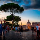 Rome, Italy - September 20, 2024: Night around Foro Romano, License Type: media, Download Time: 2025-09-09T21:45:14.000Z, User: tasminwaby56, Editorial: true, purchase_order: 65050 - Digital Destinations and Articles, job: Online Editorial, client: Overtourism Rome, other: Tasmin Waby