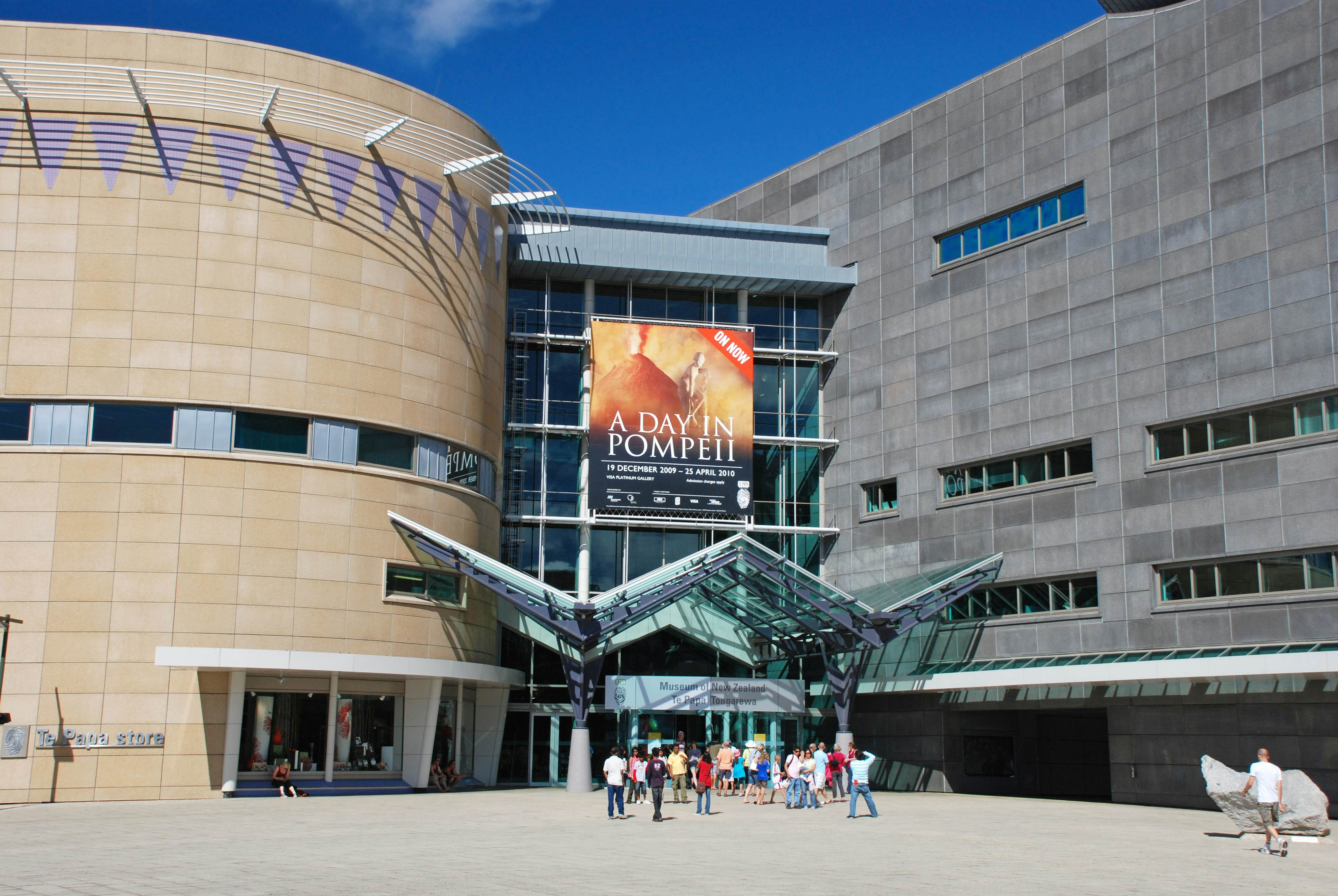WELLINGTON - December 28 2009: Museum of New Zealand Te Papa Tongarewa, the national museum and art gallery of New Zealand, located in Wellington.
architecture, art, building, cable, capital, culture, exibition, gallery, landmark, museum, national, new, papa, sightseeing, street, te, tongarewa, wellington, zealand
