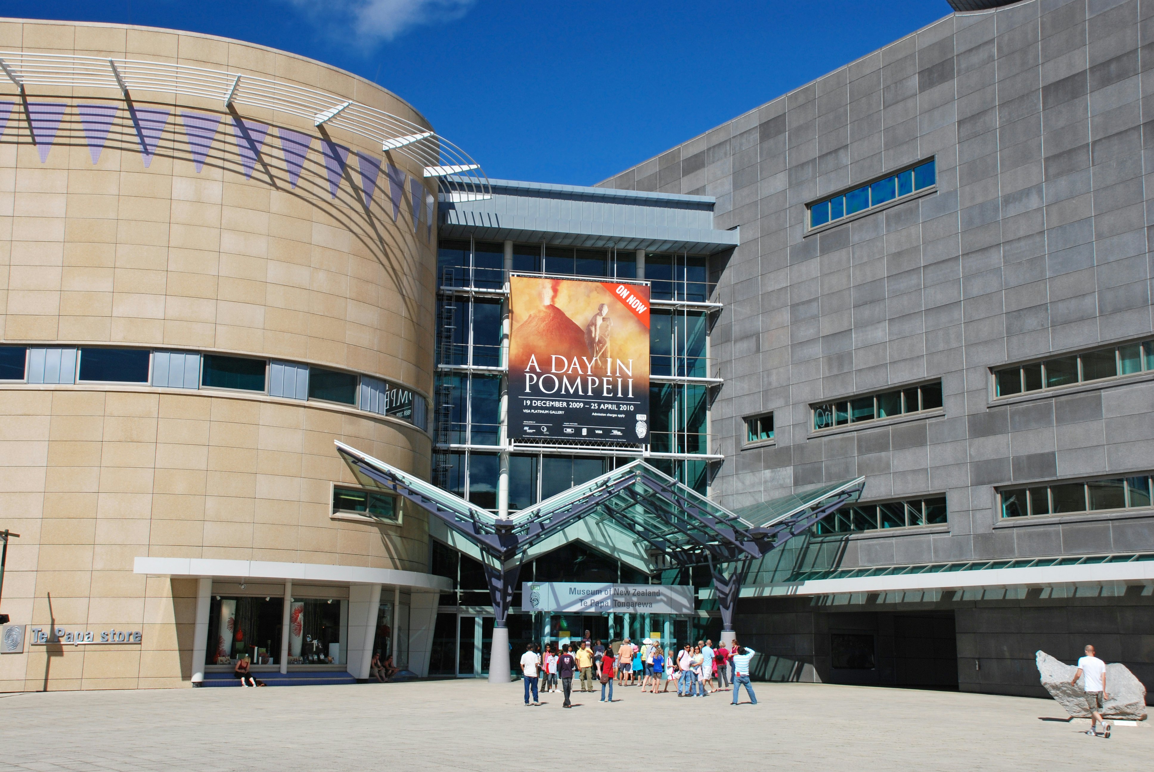 WELLINGTON - December 28 2009: Museum of New Zealand Te Papa Tongarewa, the national museum and art gallery of New Zealand, located in Wellington.
architecture, art, building, cable, capital, culture, exibition, gallery, landmark, museum, national, new, papa, sightseeing, street, te, tongarewa, wellington, zealand