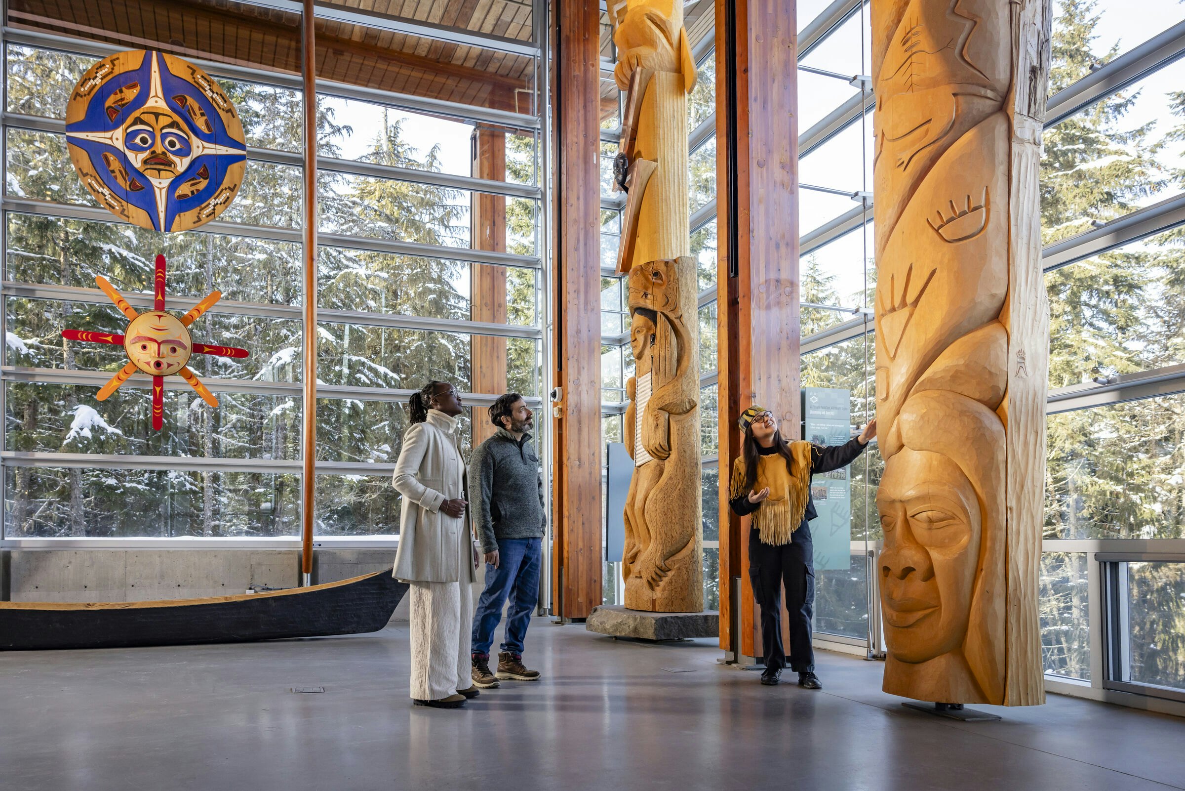 Winter visit to Squamish Lil'wat Cultural Centre in Whistler, British Columbia
Arts & Heritage, Museums & Heritage Sites, Sea to Sky, Vancouver, Coast & Mountains, Whistler, Winter
Courtesy of Tourism Whistler to update Whistler POI images