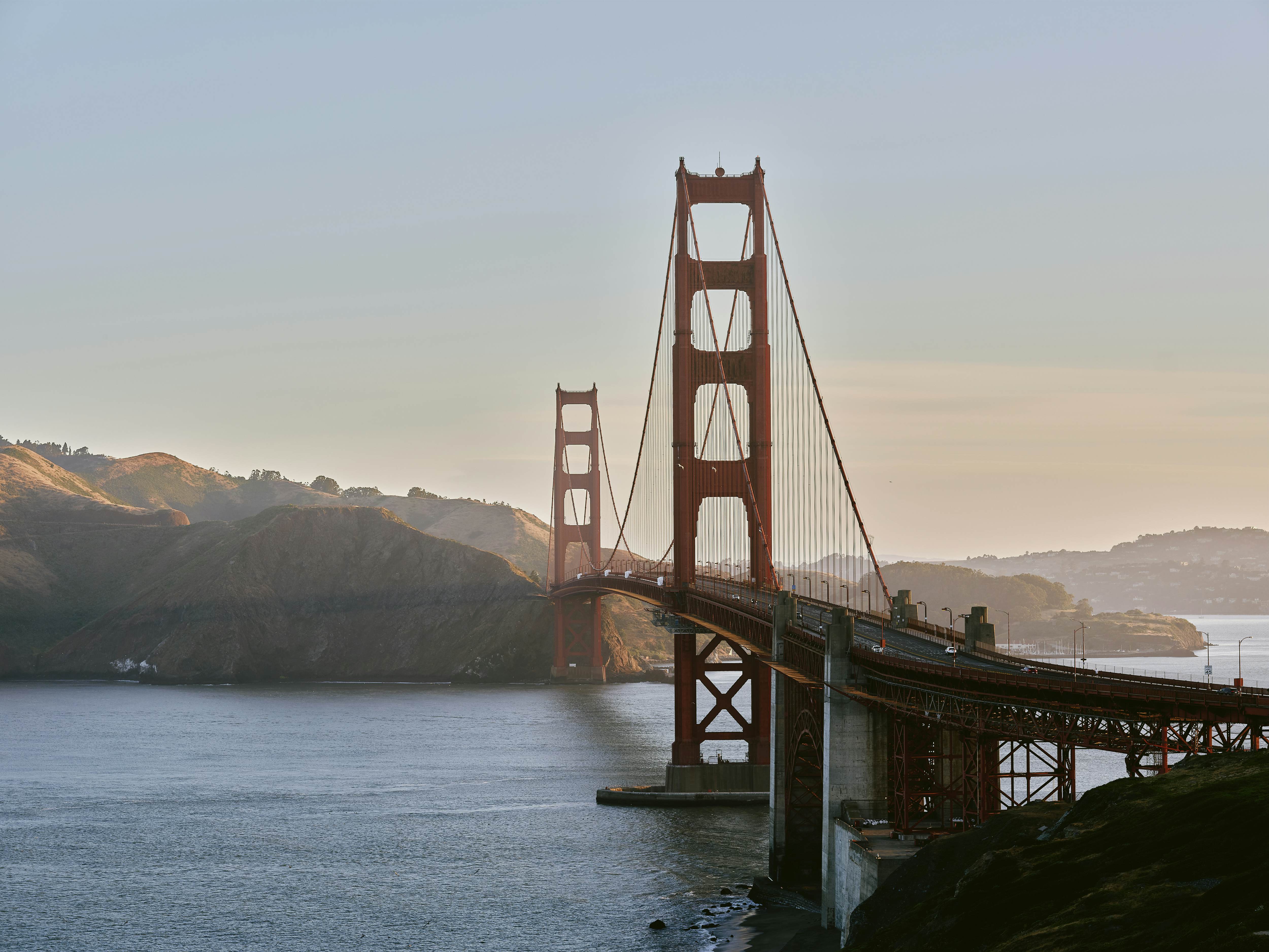Golden Gate Bridge via Presidio. San Francisco, California. May 2025.