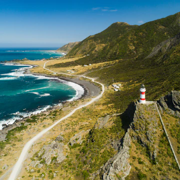 Cape Palliser, Panoramic view on a sunny day North Island, New Zealand.
1252503474
Lighthouse (Cape Palliser)
