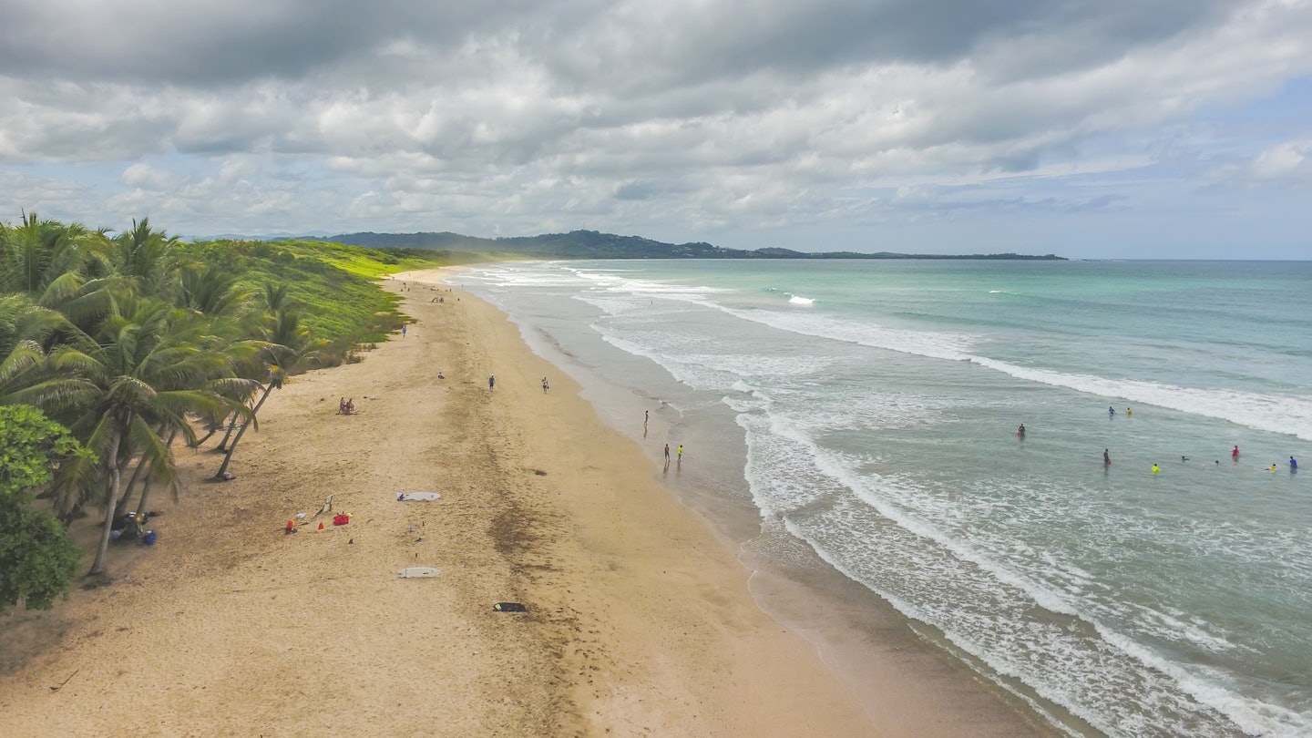 Playa Grande (Grande Beach).Located within Marino Las Baulas National Park, Grande Beach is the site of the arribadas of the leatherback turtle. Surfing along Grande Beach is incredible and has attracted surfers from all around the globe.