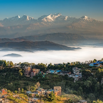 930505214
Nepalese Himalayas seen from Bandipur in the morning