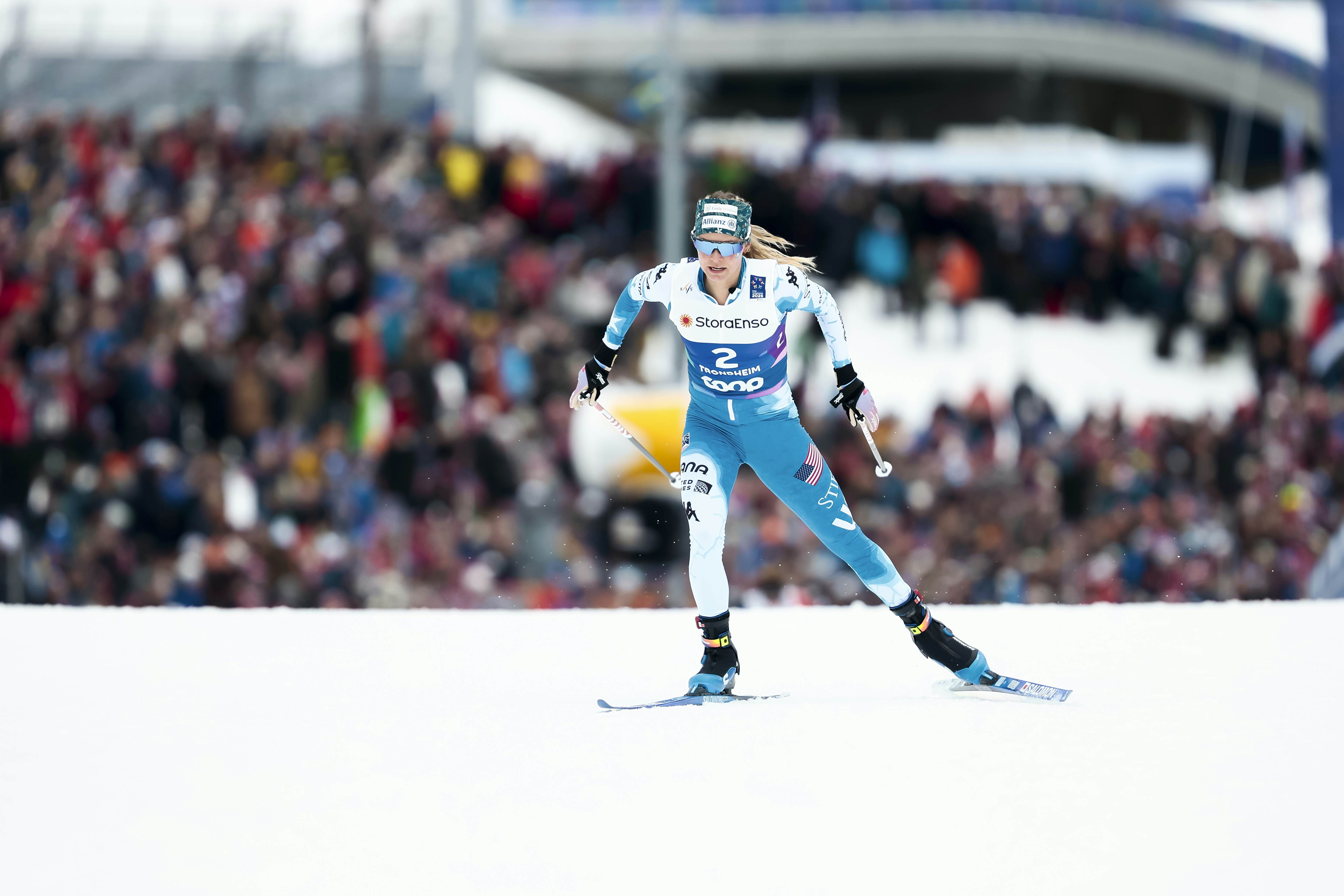 27.02.2025, Trondheim, Norway (NOR):.Jessie Diggins (USA) - FIS Nordic World Ski Championships Cross-Country, individual sprint, Trondheim (NOR). www.nordicfocus.com. © Modica/NordicFocus. Every downloaded picture is fee-liable.
Courtesy images for Travel Q&A with Olympic gold medalist Jessie Diggins
Courtesy of Jessie Diggins