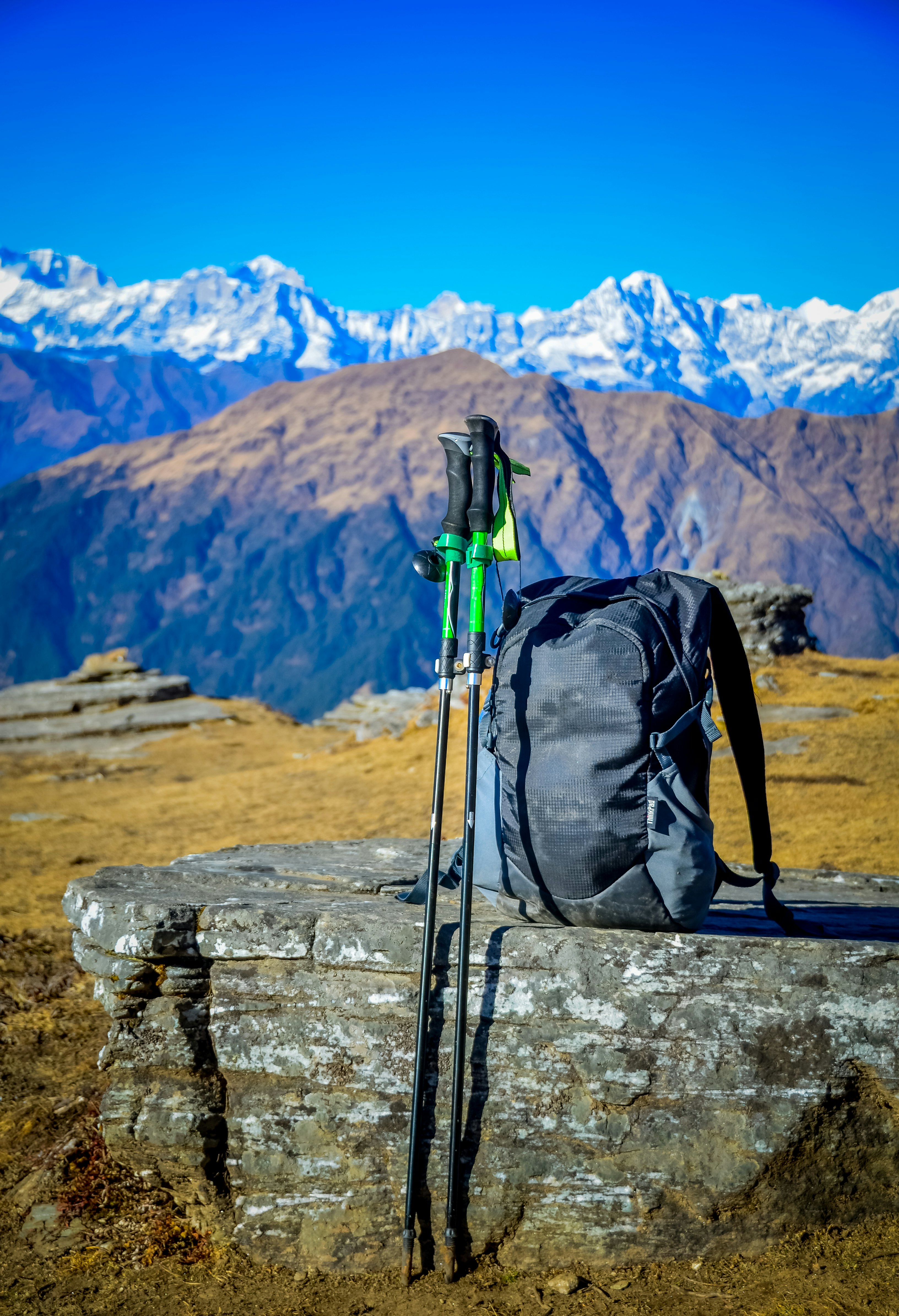 Life in Himalayas trekking and backpacking essentials.