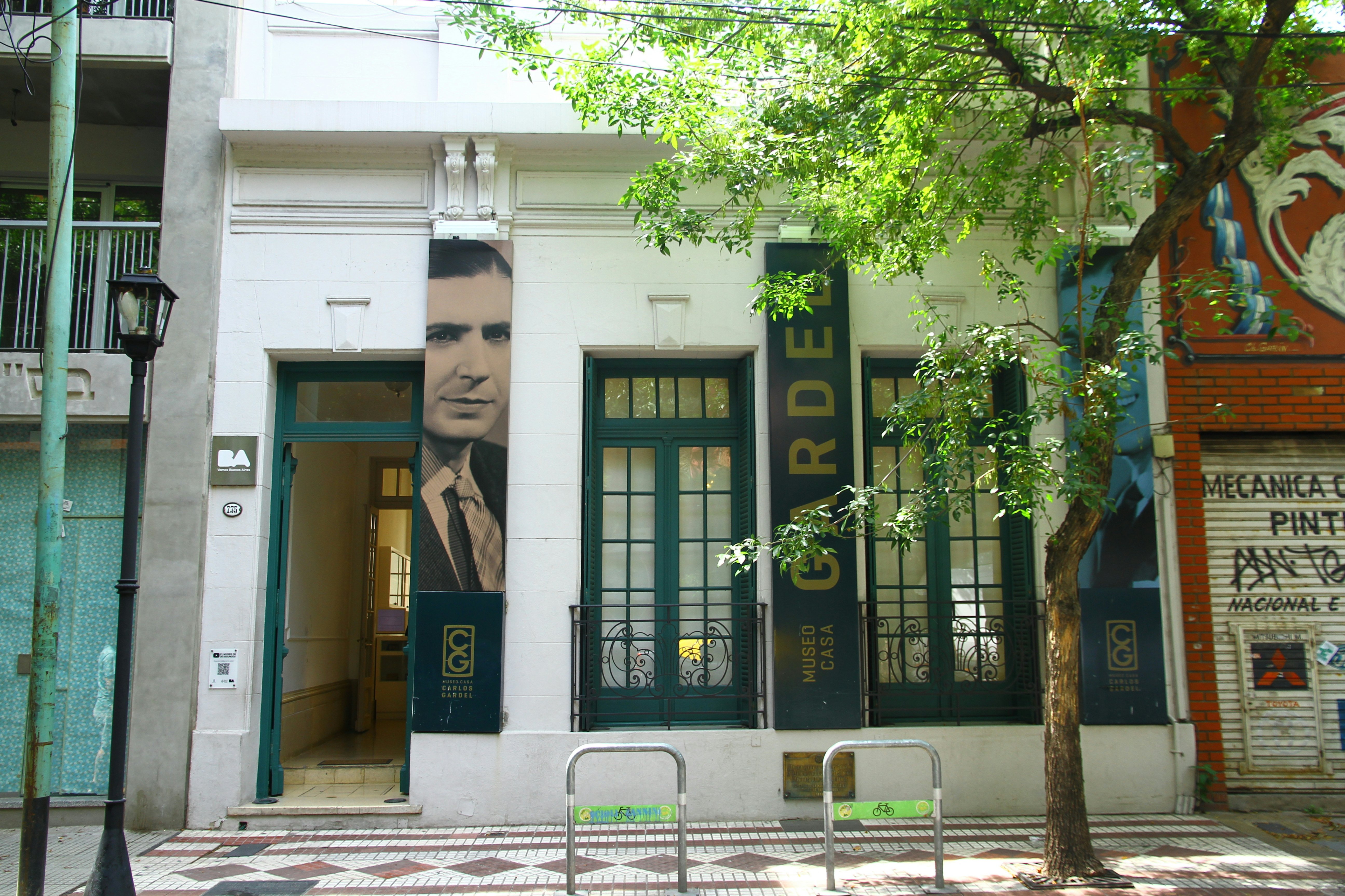 An exterior view of the Museum of Carlos Gardel, a French Argentine singer, songwriter, composer and actor. Yasemin Olgunoz Berber/Shutterstock