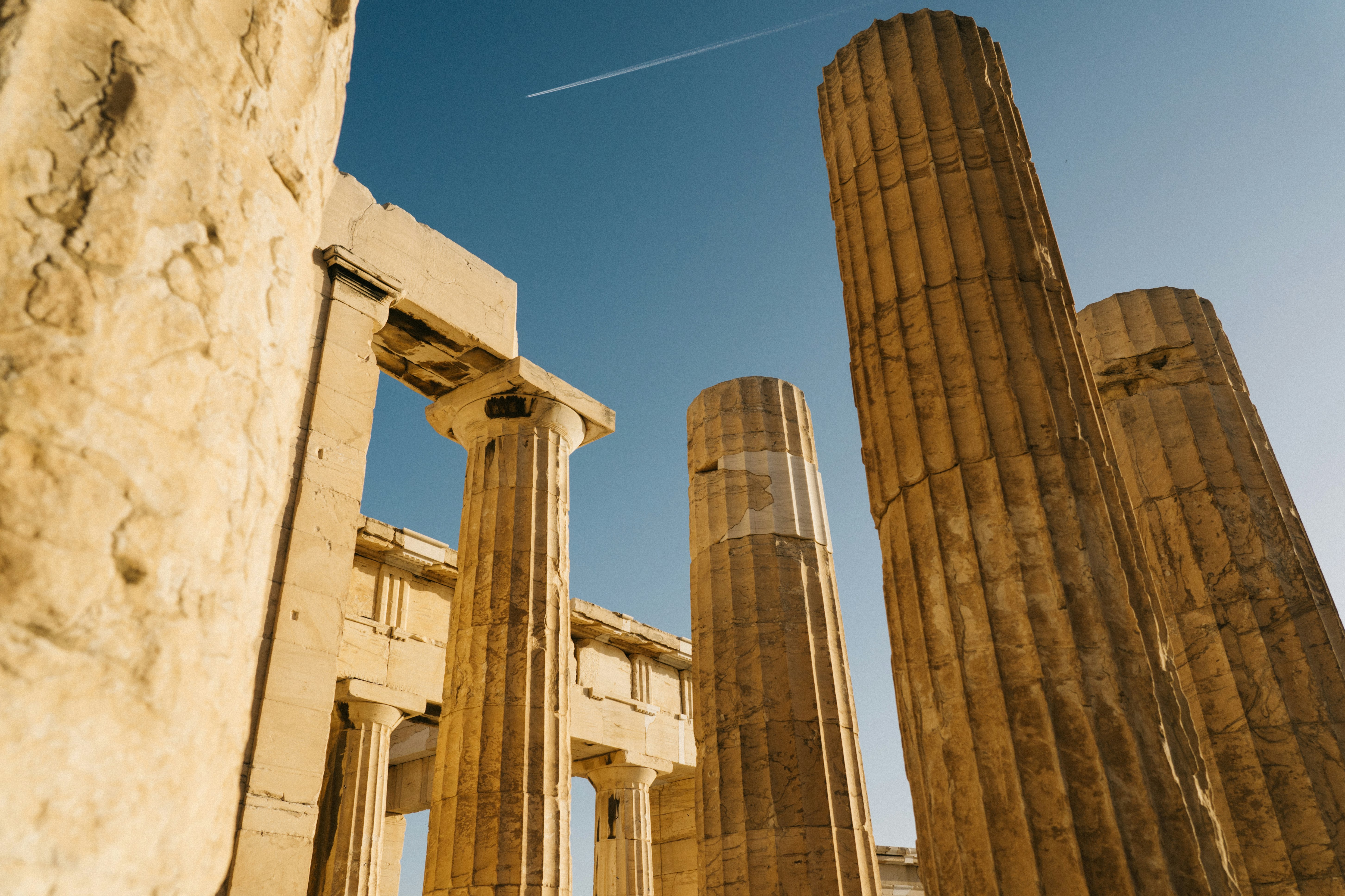 Pillars of the ancient Acropolis