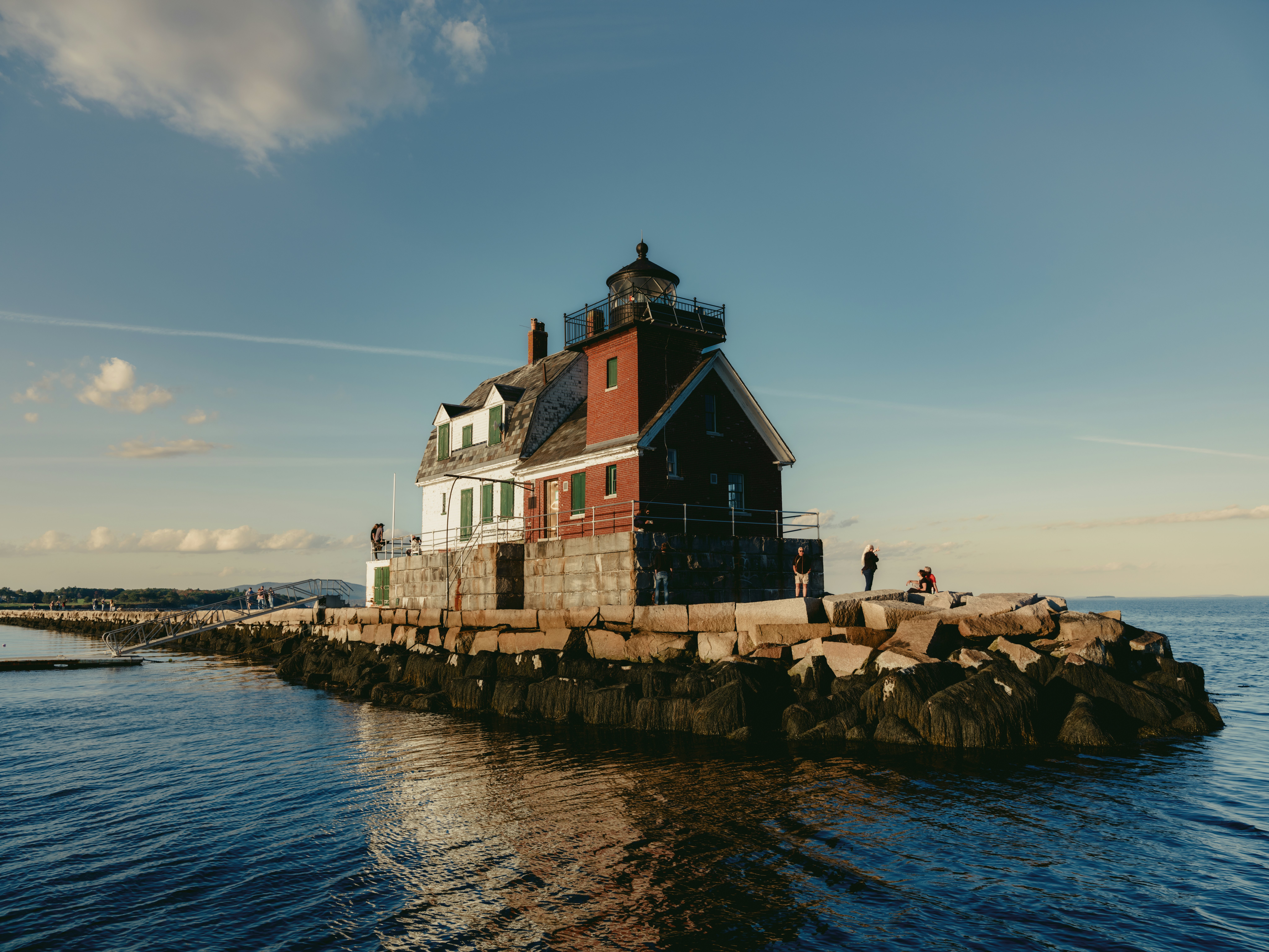 Rockland, Maine — October 2025
Sunset sail with Bufflehead Sailing Charters, view of the Rockland Breakwater Lighthouse