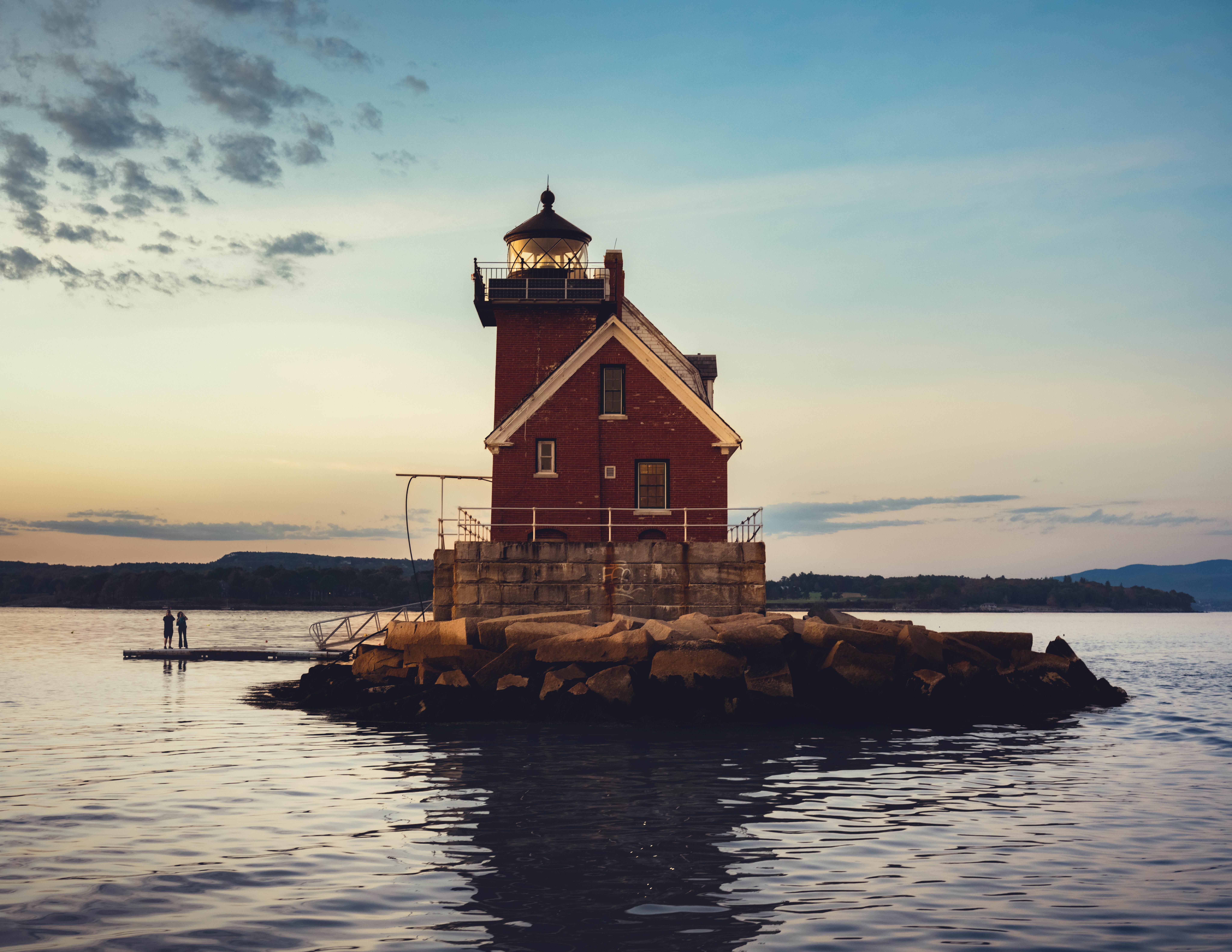 Rockland, Maine — October 2025
Sunset sail with Bufflehead Sailing Charters, view of the Rockland Breakwater Lighthouse