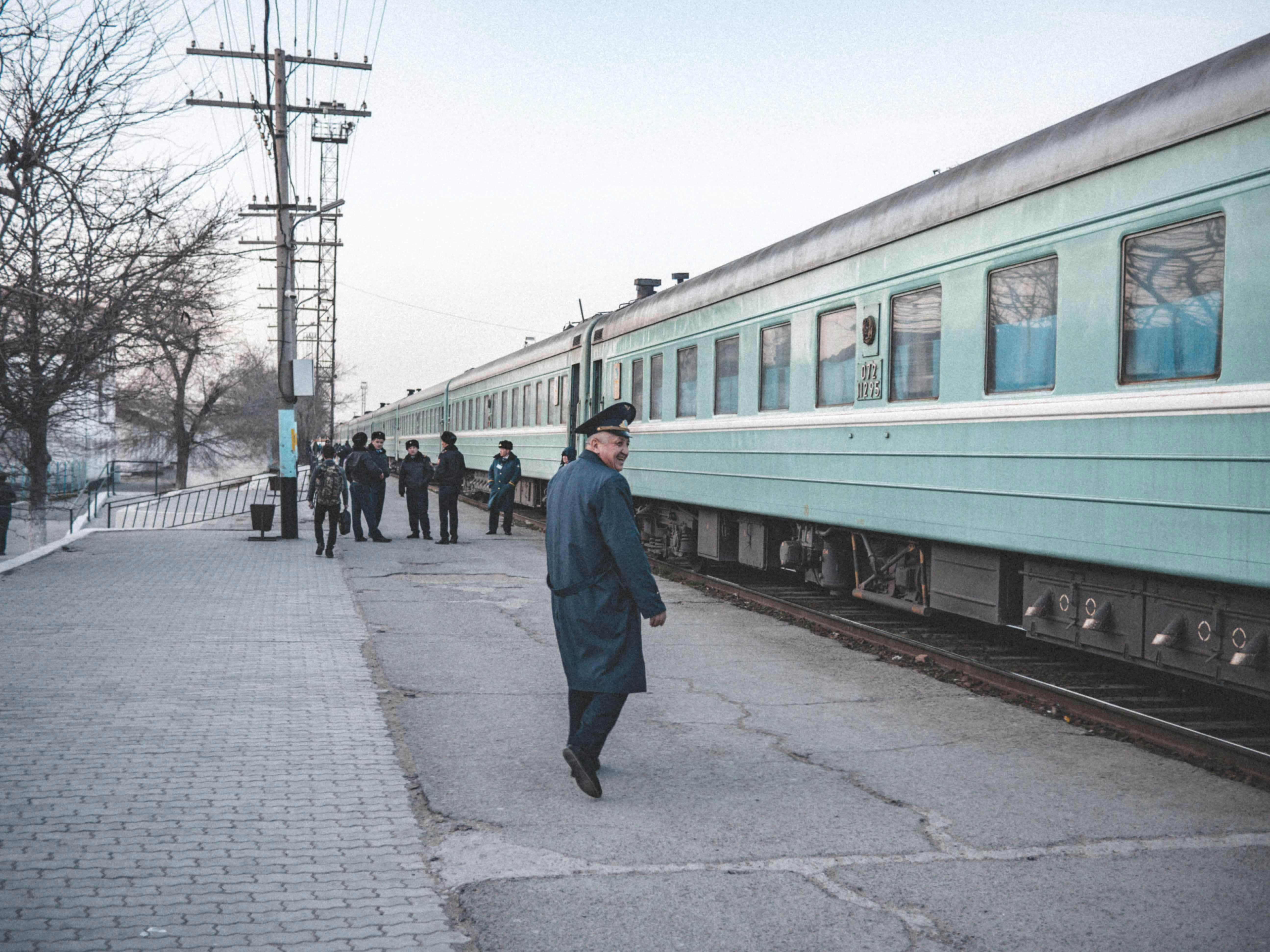 Aboard the night train, Kazakhstan