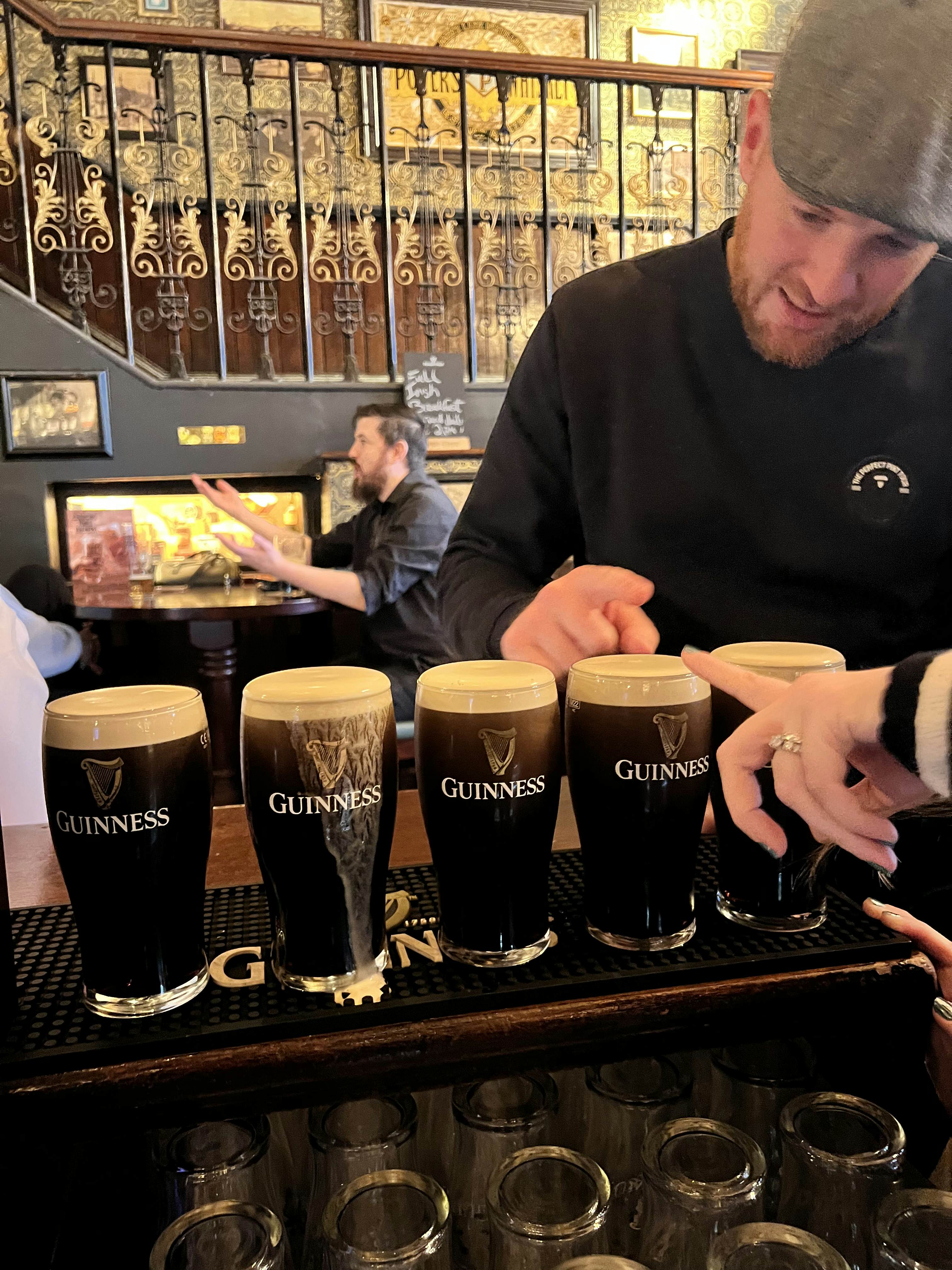 Guinness at the Oval Bar