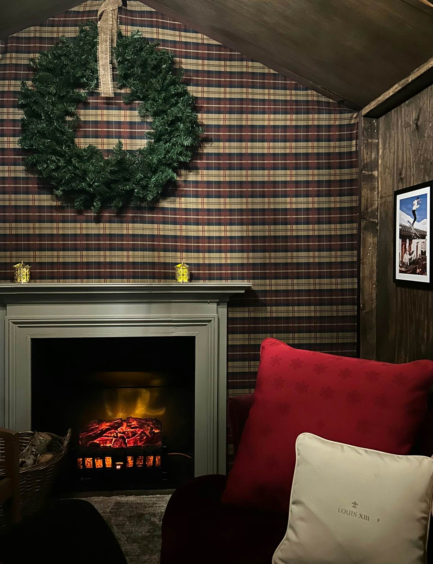 A seasonal rooftop chalet at the Peninsula Hotel.