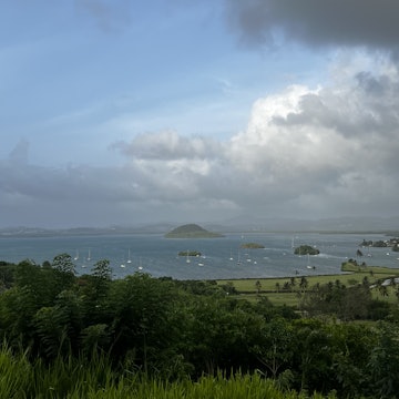 View of Les Trois-Îlets in Martinique