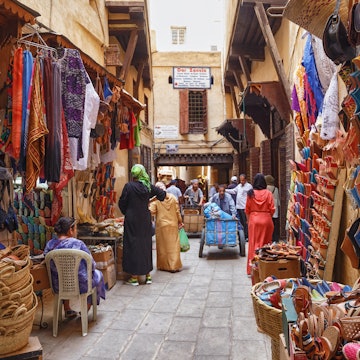 FEZ, MOROCCO - MAY 31, 2017: View of the market in medina quarter of Fez. The medina of Fez is listed as a World Heritage Site and is the one of the world largest urban pedestrian zones., License Type: media, Download Time: 2025-07-03T15:27:41.000Z, User: fabricencoredesign31, Editorial: true, purchase_order: 56530 - Guidebooks, job: Global Publishing-WIP, client: North Africa 2, other: Fabrice Robin