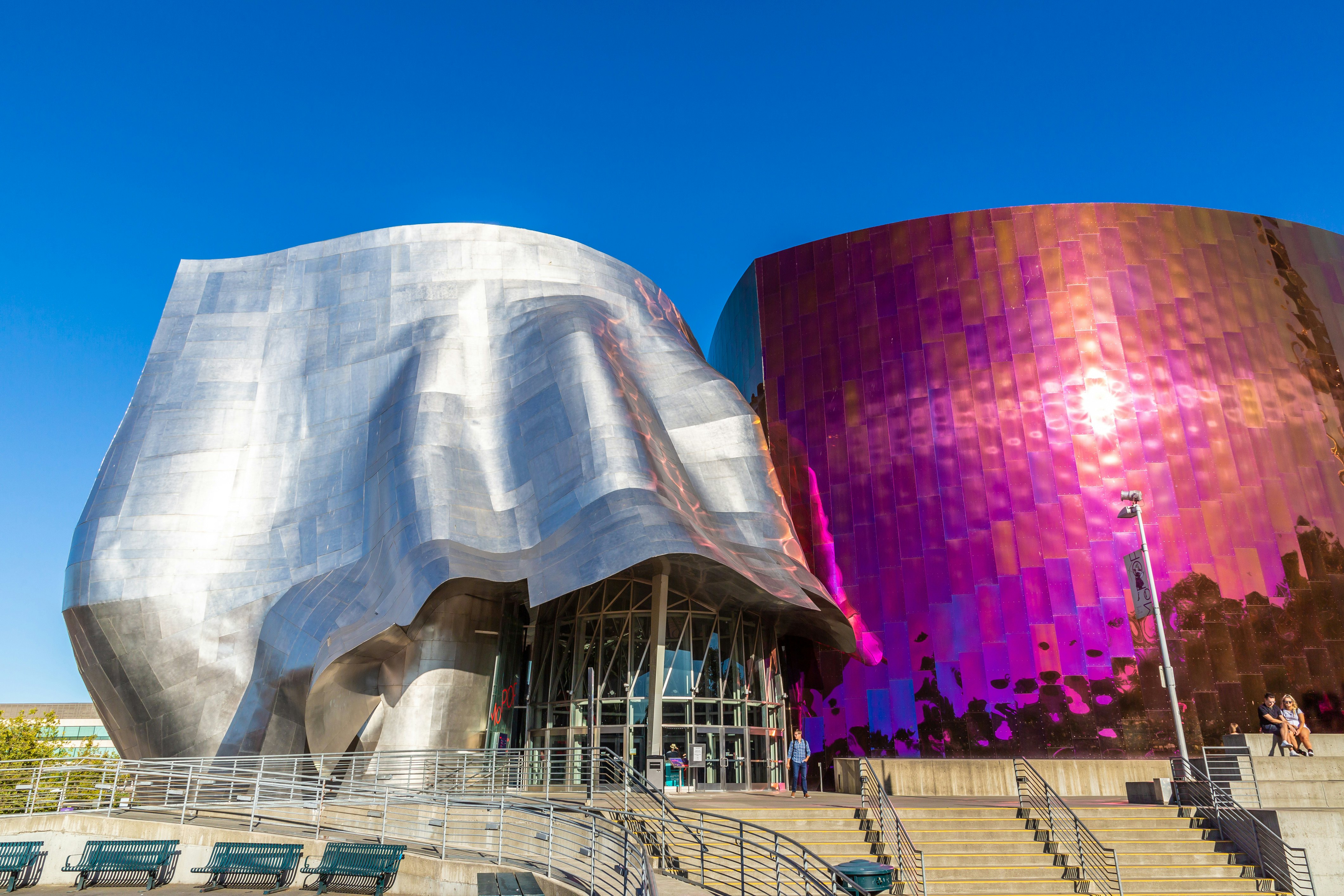 Museum of Pop Culture in a sunny day, Seattle