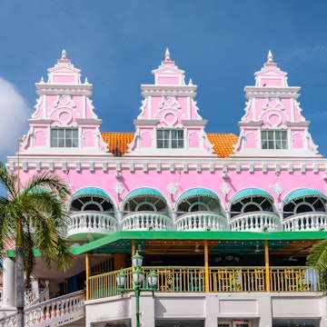 Beautiful Dutch colonial architecture in Oranjestad, Aruba., License Type: media, Download Time: 2025-07-15T18:21:02.000Z, User: dorota_littlerobindesign, Editorial: false, purchase_order: 56530 - Guidebooks, job: Global Publishing WIP, client: Experience Aruba 1, other: Dorota Michalec