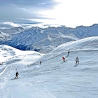 Amazing sport-recreational snowy winter tracks for skiing and snowboarding in the alpine Swiss tourist resort of Arosa - Canton of Grisons, Switzerland (Schweiz), License Type: media, Download Time: 2025-11-04T19:22:26.000Z, User: LP_KBaxter, Editorial: false, purchase_order: 65050 - Digital Destinations and Articles, job: lonely planet, client: A guide to skiing in Switzerland, other: Kathleen Baxter