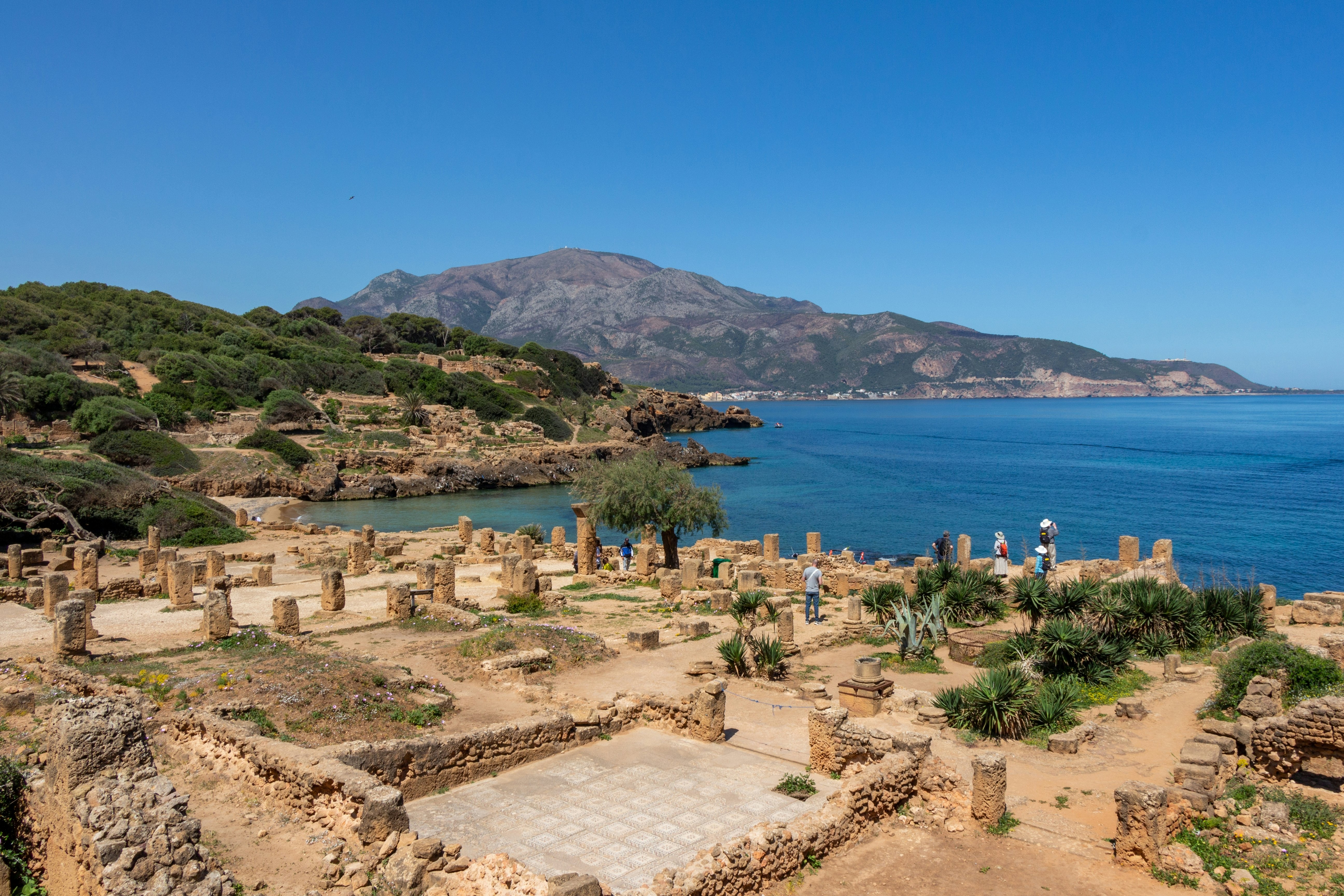 The Roman Archeological Park of Tipaza (Tipasa), Algeria.