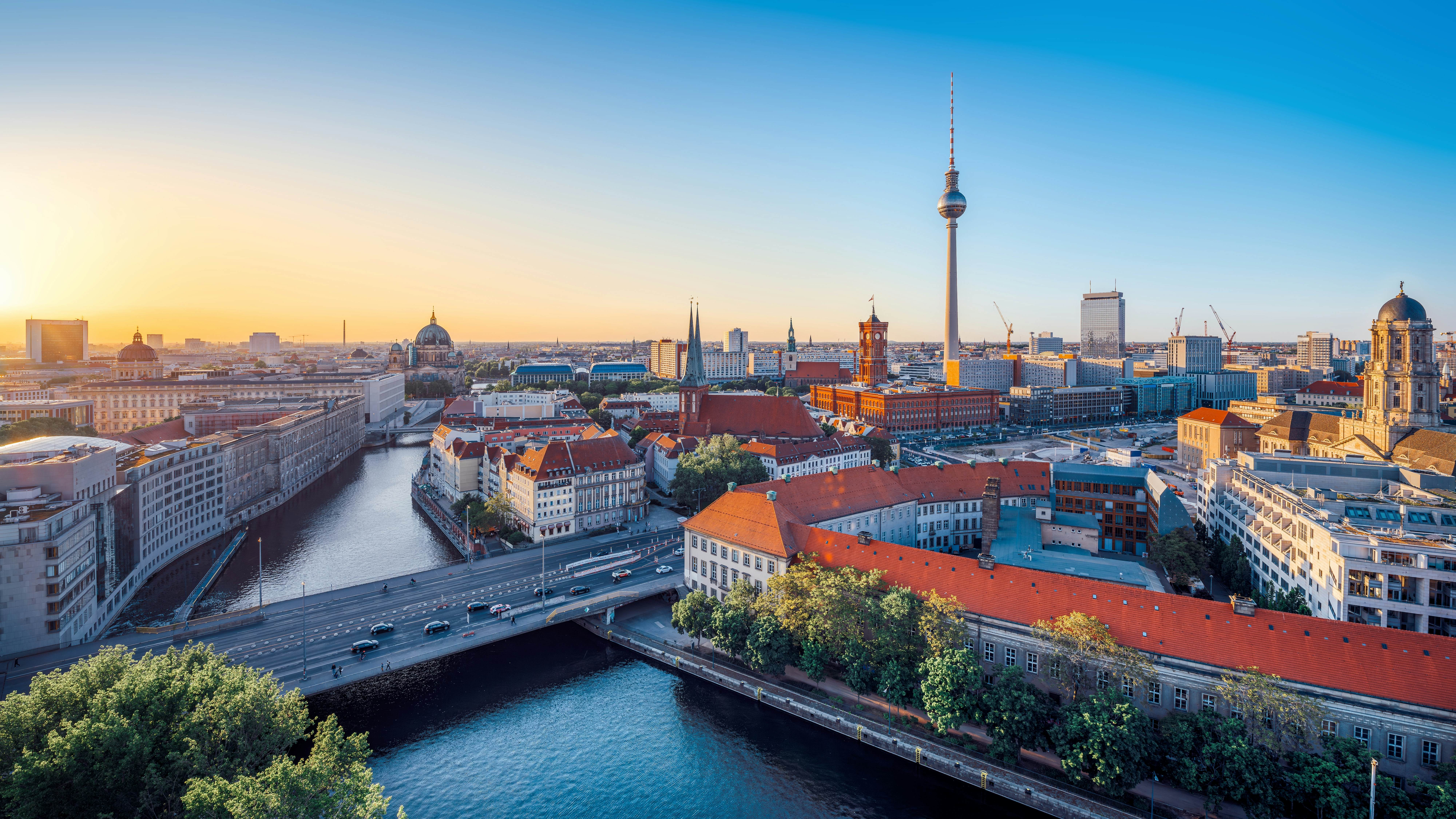 the skyline of berlin during sunset, germany, License Type: media, Download Time: 2025-11-11T17:25:10.000Z, User: leahwoodruff76, Editorial: false, purchase_order: 56530 - Guidebooks, job: Photo, client: Pocket Berlin 9, other: Leah Woodruff