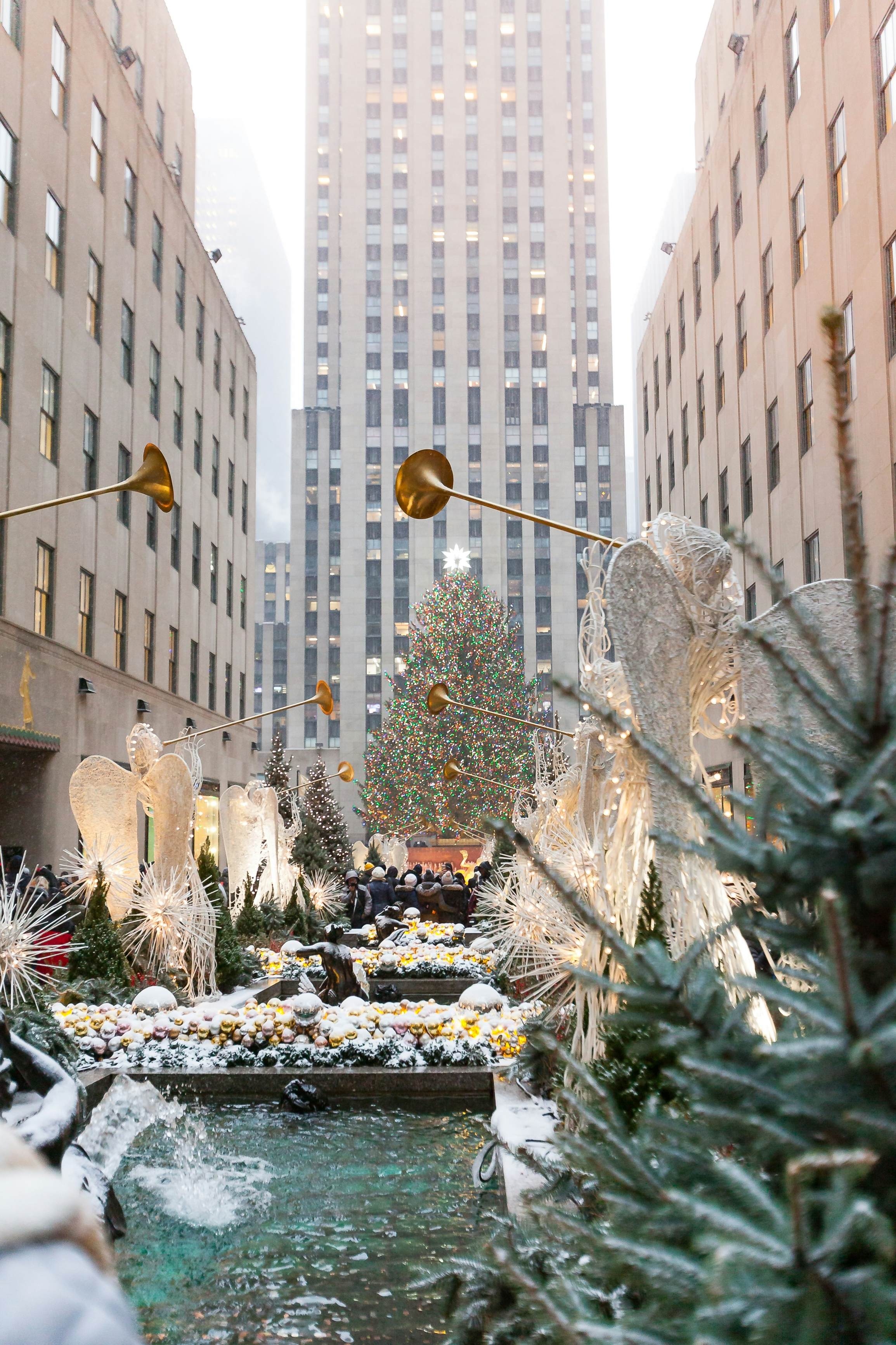 Rockefeller Christmas tree in New York City