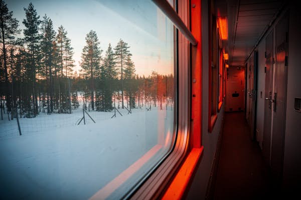 Take the night train in Sweden, from Stockholm to the Arctic
