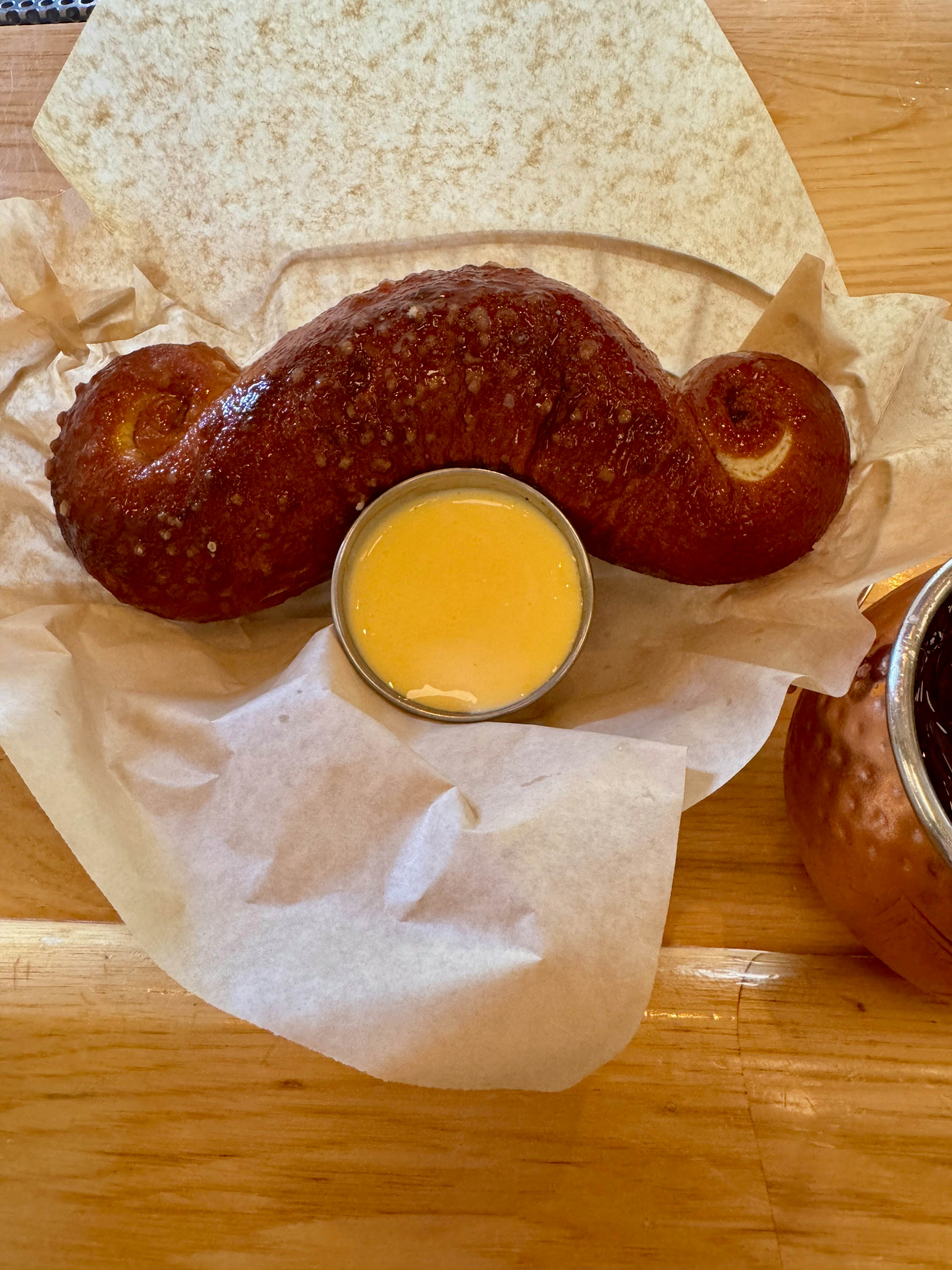 Soft pretzel from The Handle Bar at the Four Seasons in Jackson Hole. Brekke Fletcher/Lonely Planet (2)