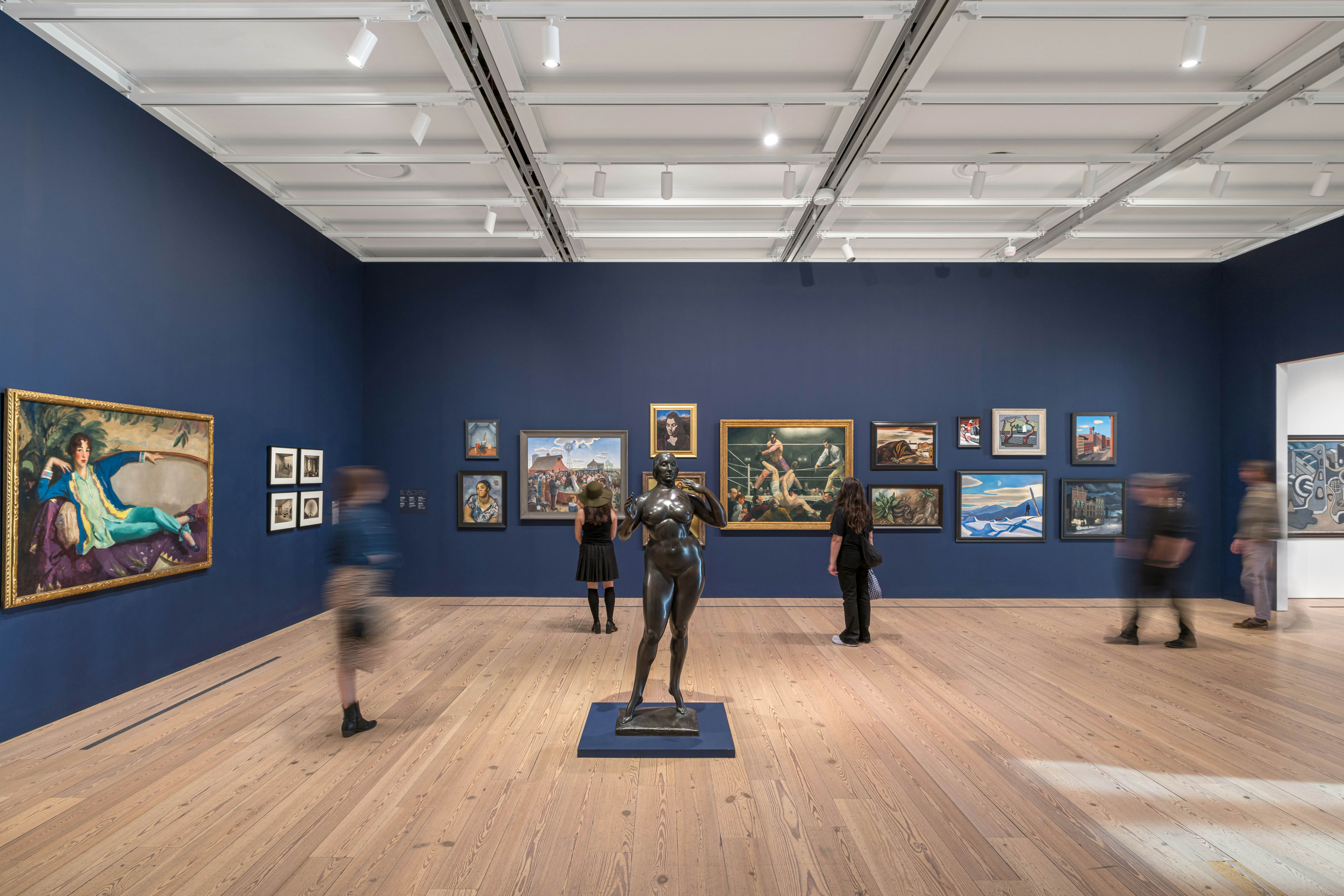 A gallery at the Whitney Museum of American Art