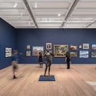 A gallery at the Whitney Museum of American Art