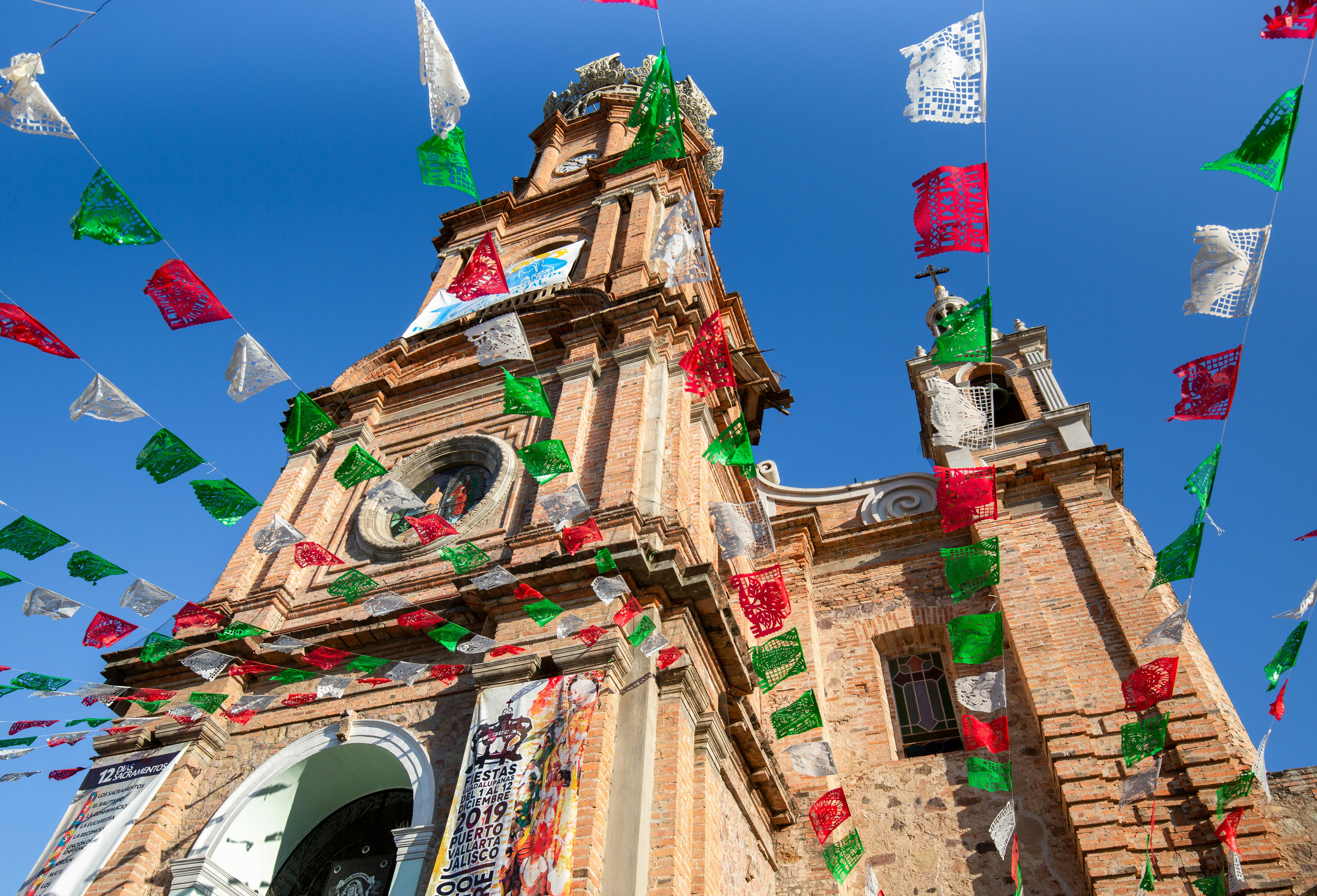 Landmark Puerto Vallarta church-Parish of Our Lady of Guadalupe   License Type: media  Download Time: 2023-05-19T08:17:28.000Z  User:   Is Editorial: No  purchase_order: